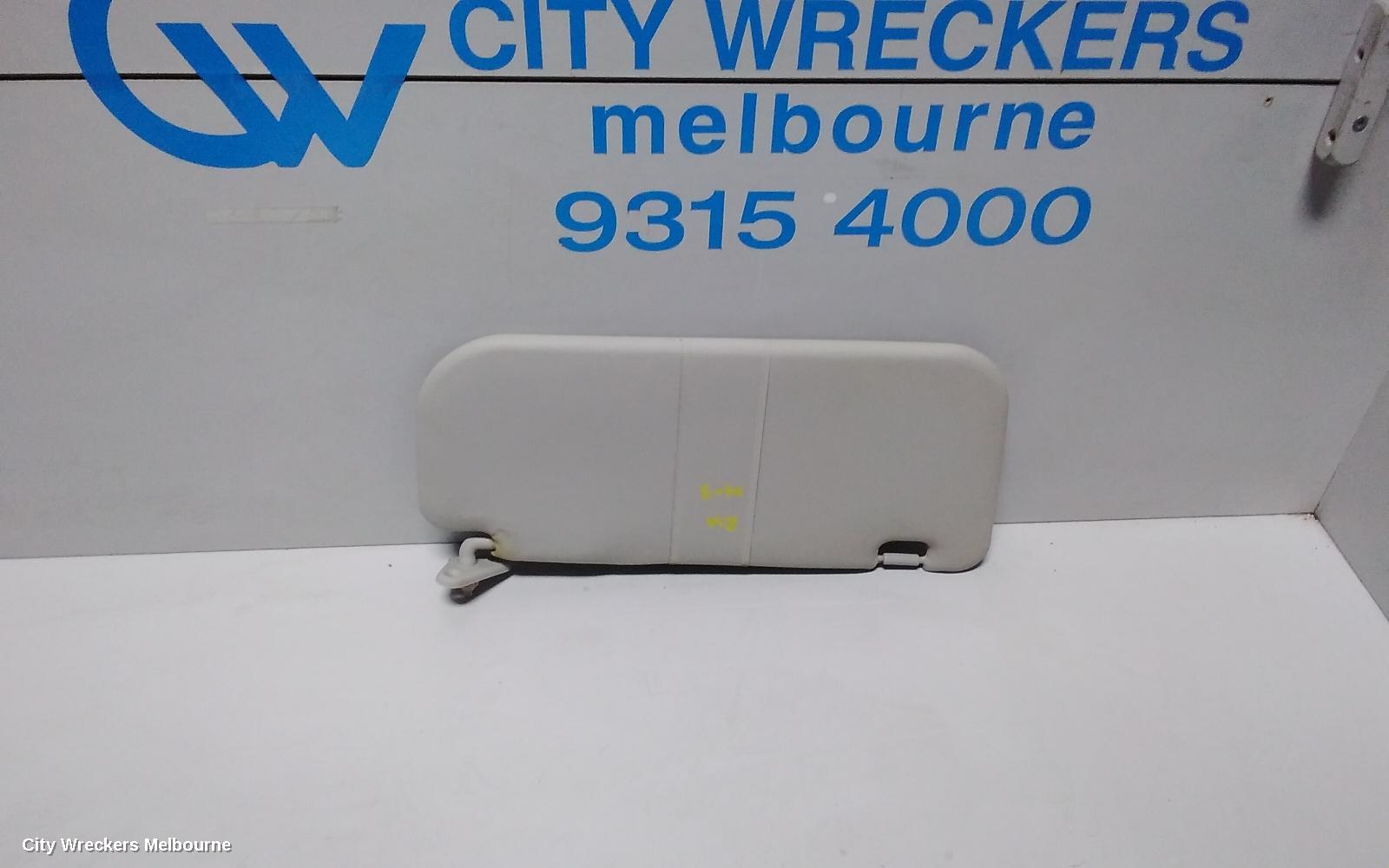 MITSUBISHI TRITON SUNVISOR, MQ, RH SIDE, VINYL, GREY, 03/2015 - 10/2018