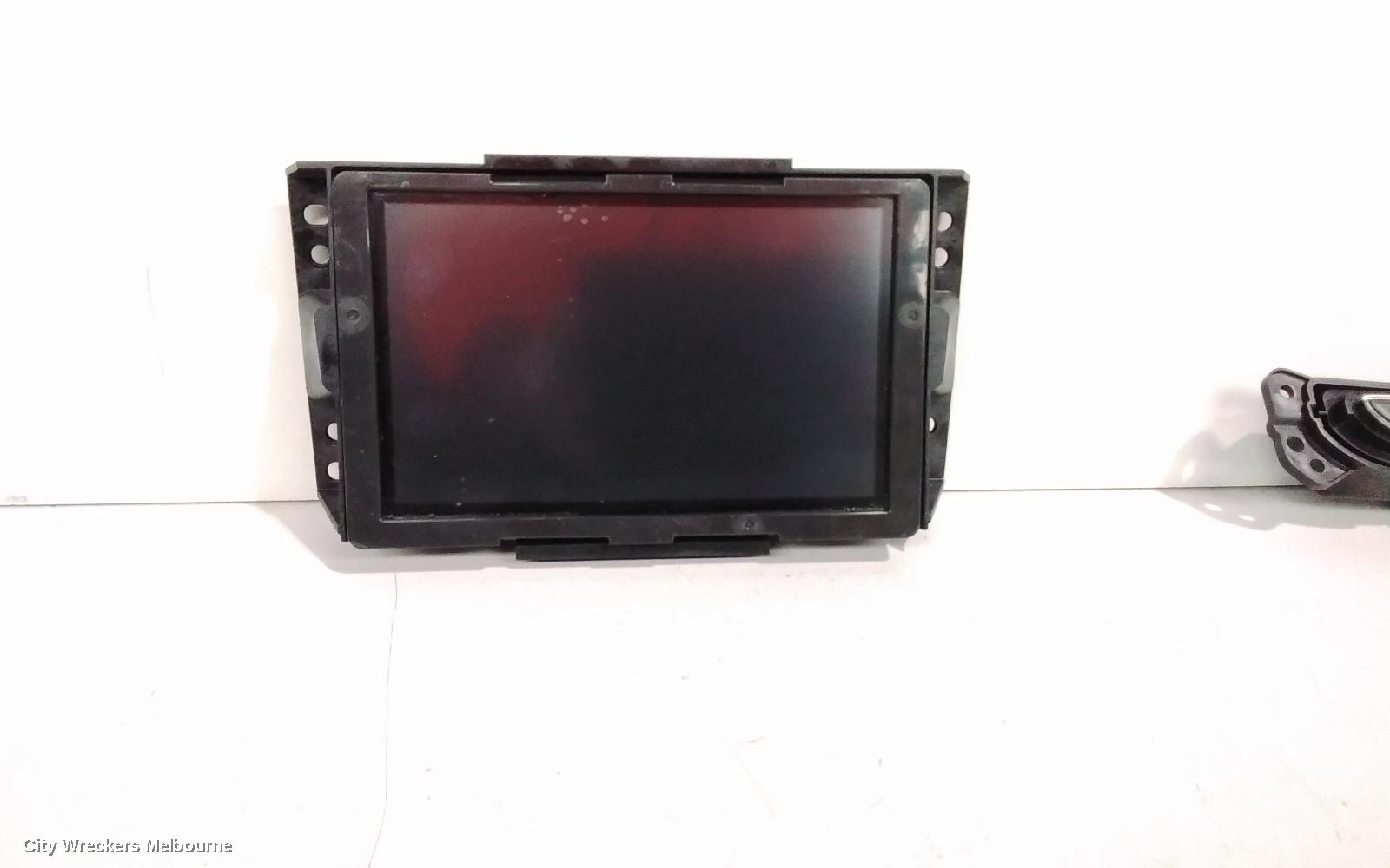 HOLDEN CAPTIVA RADIO/CD/DVD/SAT/TV, DISPLAY UNIT ONLY, NON SAT NAV TYPE, CG, 10/2015 - 06/2018