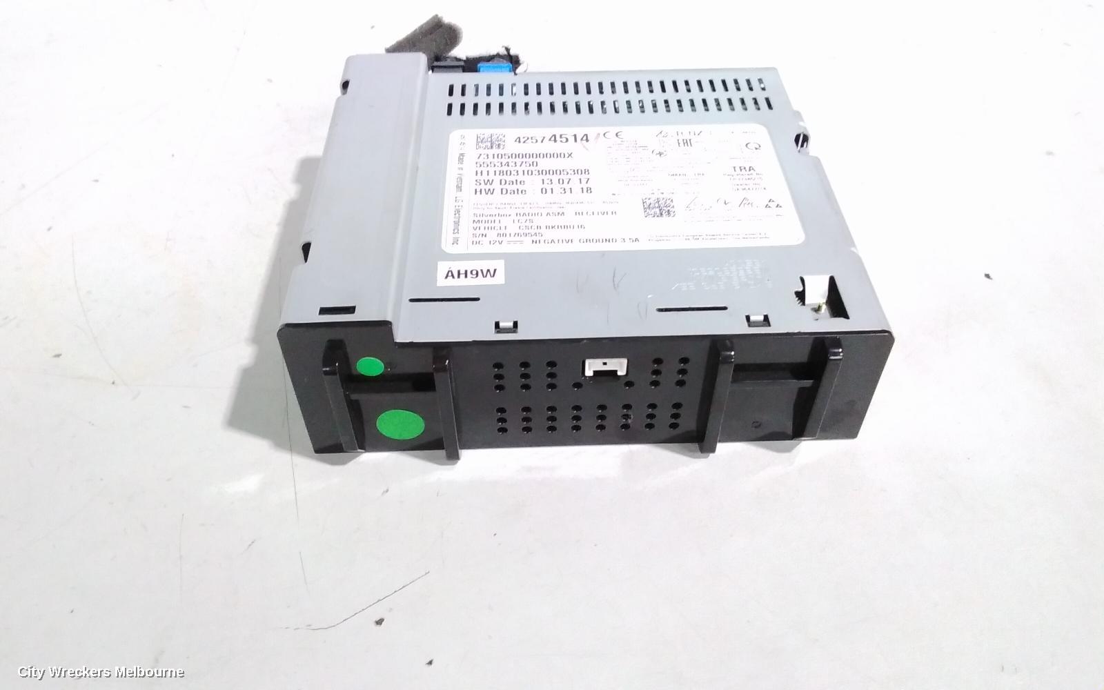 HOLDEN CAPTIVA RADIO/CD/DVD/SAT/TV, DISPLAY UNIT ONLY, NON SAT NAV TYPE, CG, 10/2015 - 06/2018