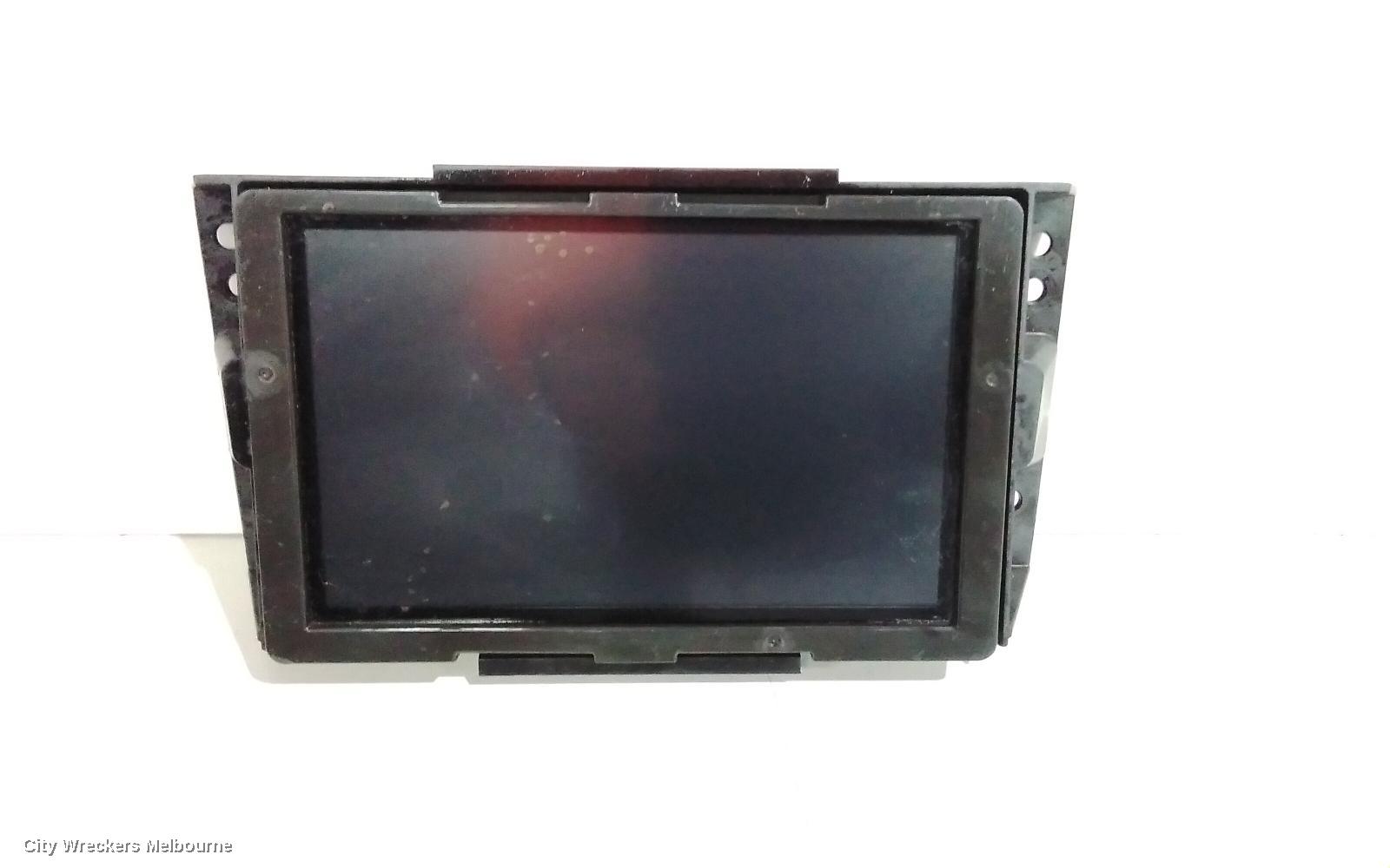 HOLDEN CAPTIVA RADIO/CD/DVD/SAT/TV, DISPLAY UNIT ONLY, NON SAT NAV TYPE, CG, 10/2015 - 06/2018