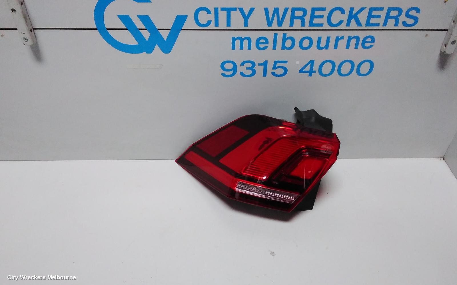VOLKSWAGEN TIGUAN LEFT TAILLIGHT, IN BODY, LED TYPE, NON DYNAMIC INDICATORS (8SK), 5NA, 06/2016 ONWARDS