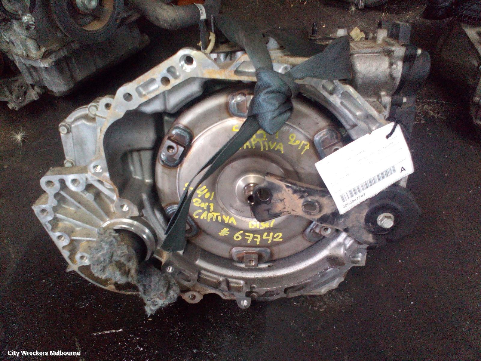 HOLDEN CAPTIVA TRANS/GEARBOX, AUTO, AWD, DIESEL, 2.2, 5GMR TAG (GEN 2), NO TRANSFER CASE, CG, 08/2012 - 06/2018
