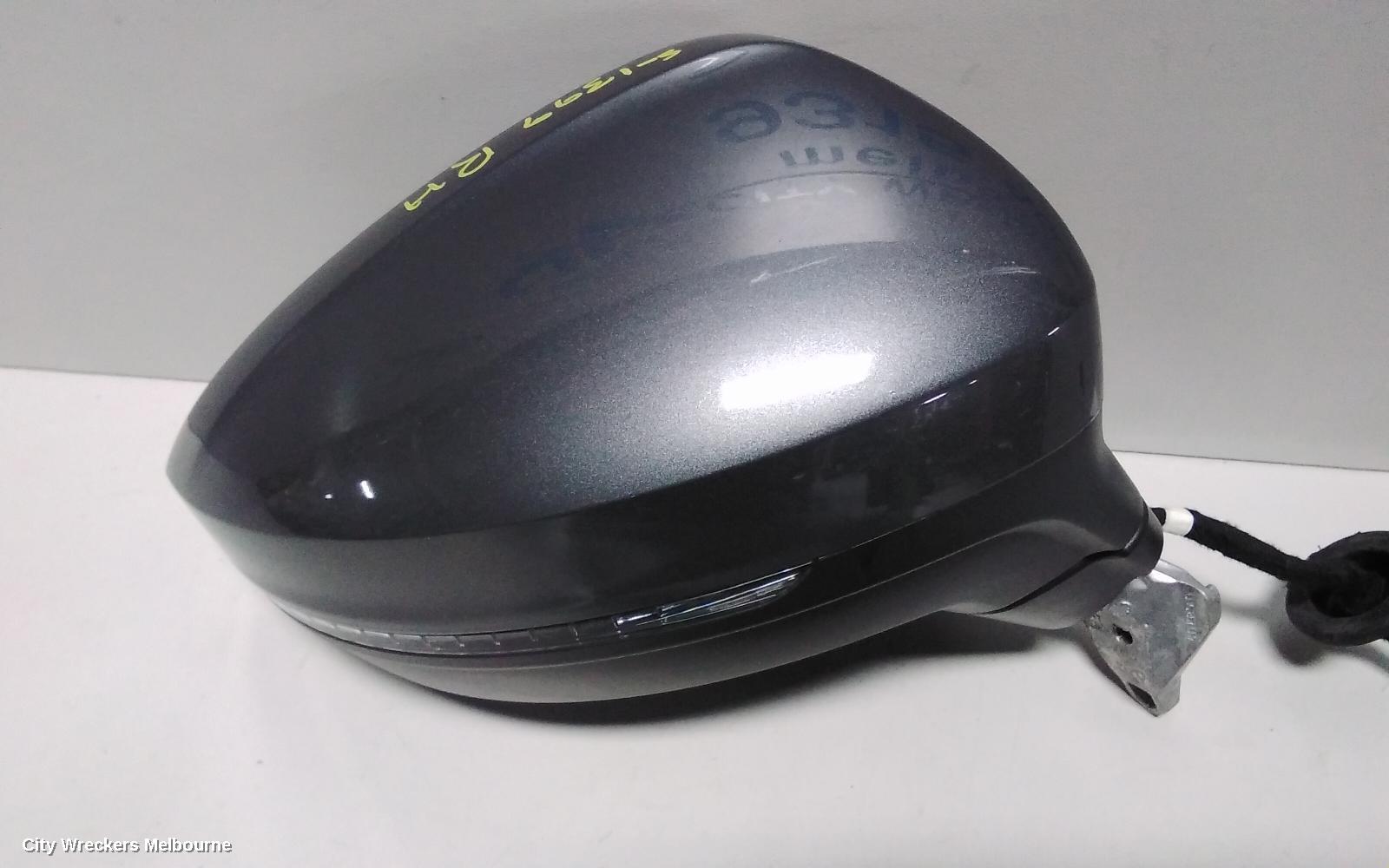 VOLKSWAGEN TIGUAN RIGHT DOOR MIRROR, 5NA, POWER FOLD, NON LANE CHANGE ASSIST & NON CAMERA TYPE, 06/2016 - 02/2021