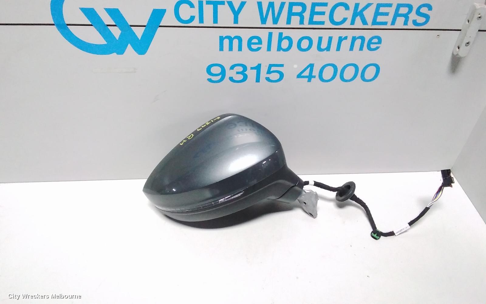 VOLKSWAGEN TIGUAN RIGHT DOOR MIRROR, 5NA, POWER FOLD, NON LANE CHANGE ASSIST & NON CAMERA TYPE, 06/2016 - 02/2021