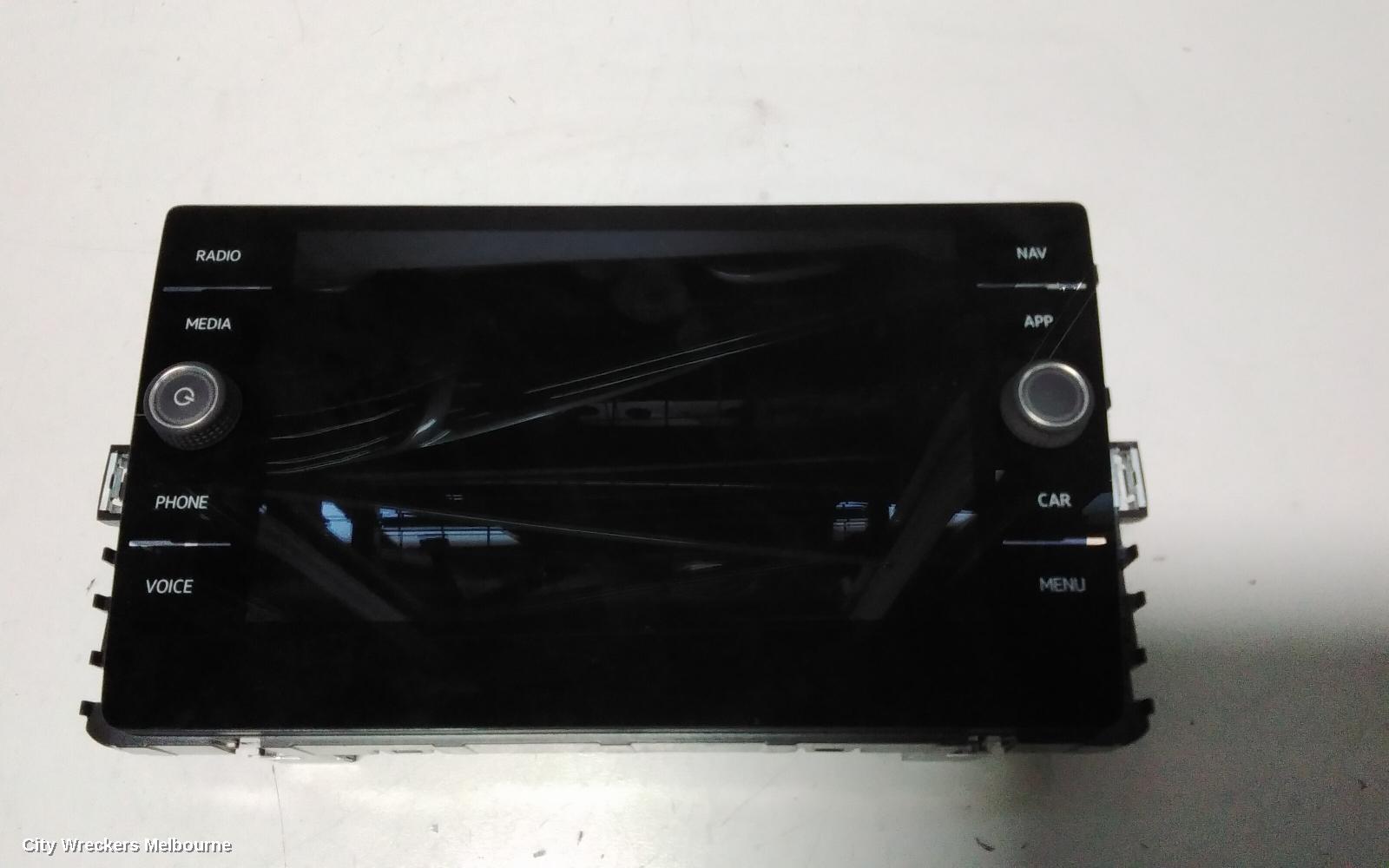 VOLKSWAGEN TIGUAN RADIO/CD/DVD/SAT/TV, DISPLAY UNIT, DISCOVER MEDIA 8IN, SAT NAV TYPE, 5NA, ALLSPACE, 07/2018 ONWARDS