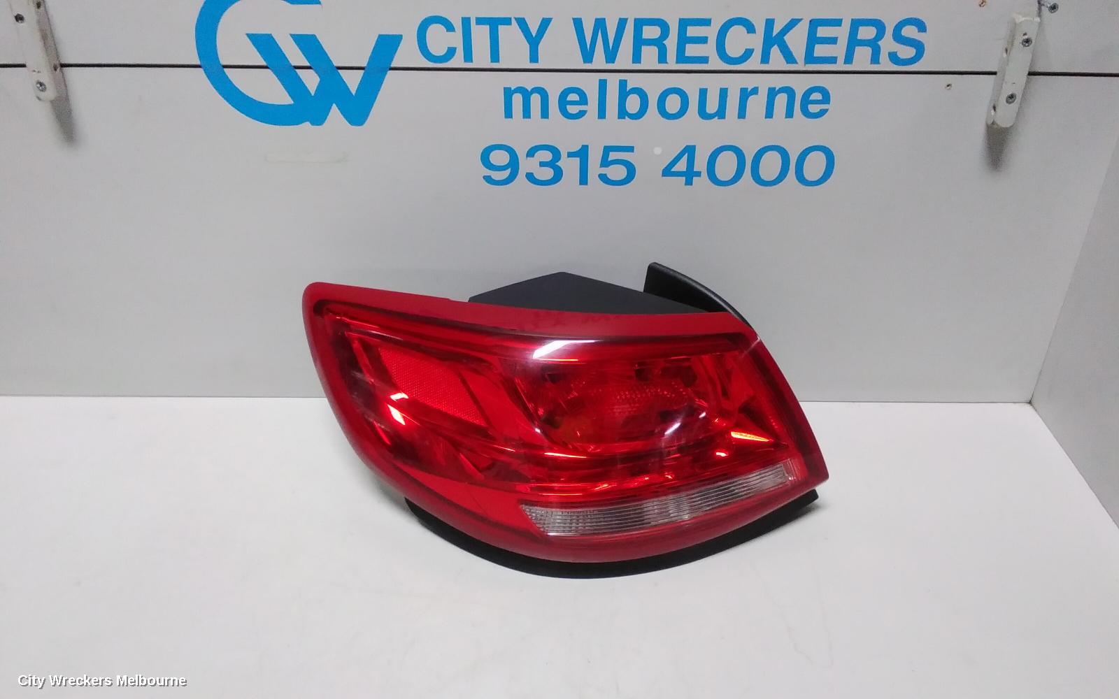 HOLDEN COMMODORE LEFT TAILLIGHT, VF, SEDAN, CLEAR TYPE, EVOKE/SV6/SS/INTERNATIONAL, 05/2013 - 12/2017