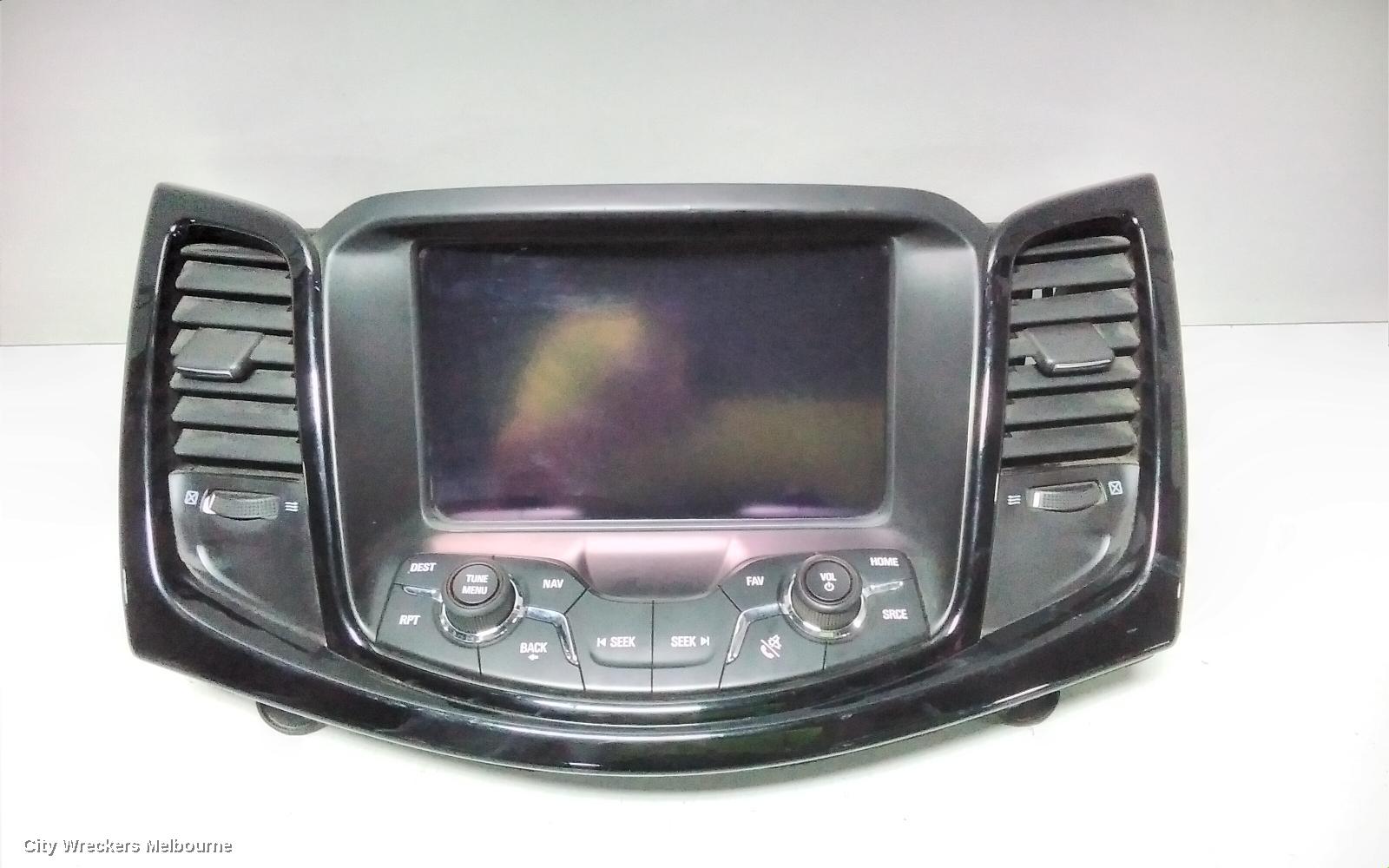 HOLDEN COMMODORE RADIO/CD/DVD/SAT/TV, DISPLAY SCREEN, 8IN SAT NAV TYPE, VF, 05/2013 - 12/2017