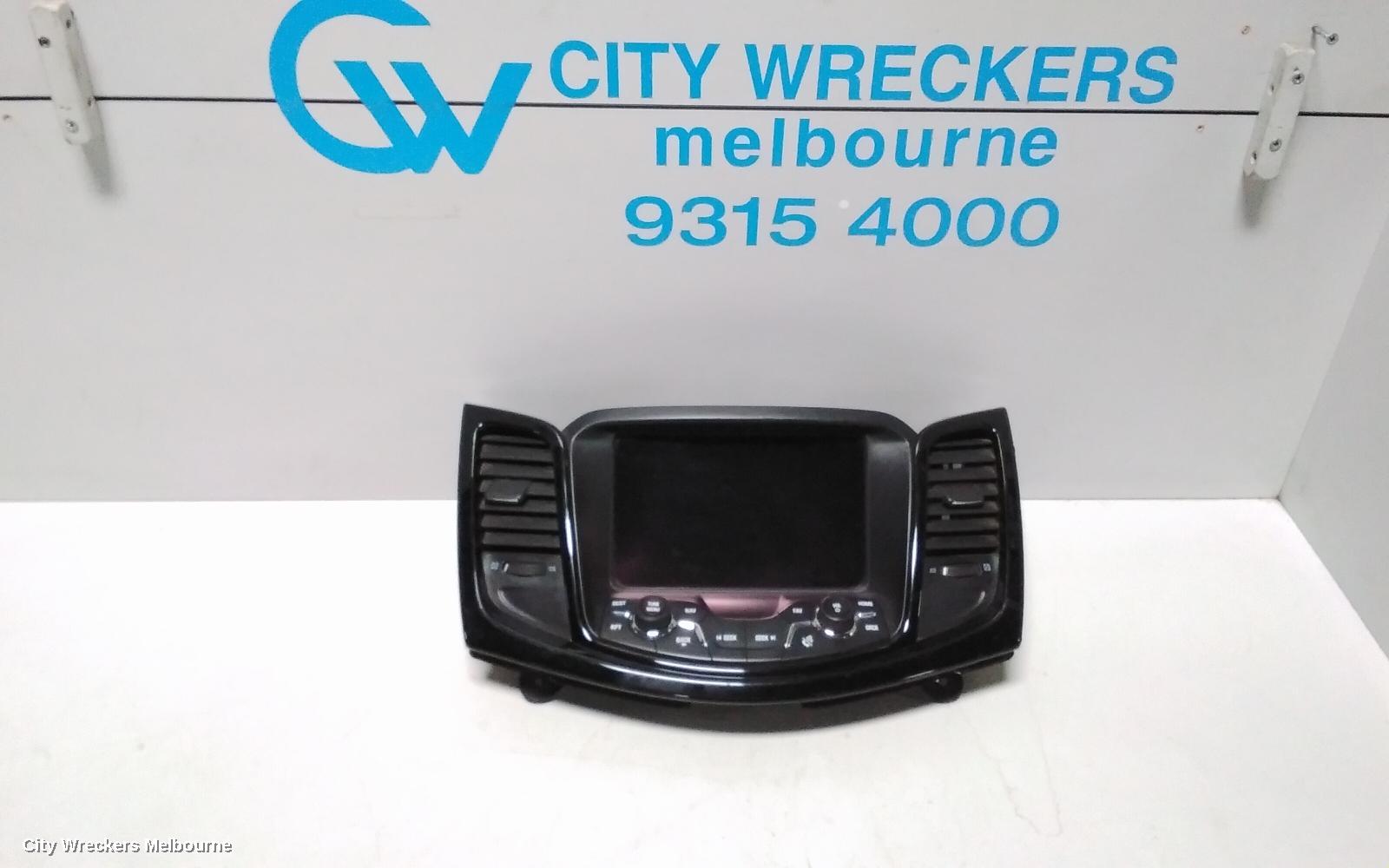HOLDEN COMMODORE RADIO/CD/DVD/SAT/TV, DISPLAY SCREEN, 8IN SAT NAV TYPE, VF, 05/2013 - 12/2017
