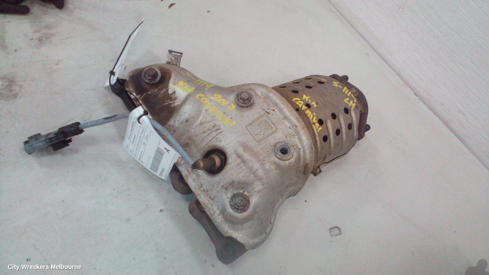 KIA CARNIVAL/GRAND CARNIVAL CATALYTIC CONVERTER, MANIFOLD-CAT TYPE, 3.8, PETROL, LH SIDE, VQ, 01/2006 - 05/2010