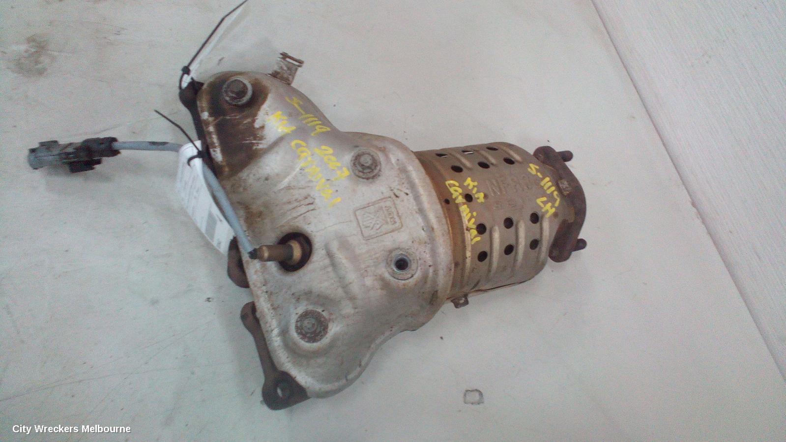 KIA CARNIVAL/GRAND CARNIVAL CATALYTIC CONVERTER, MANIFOLD-CAT TYPE, 3.8, PETROL, LH SIDE, VQ, 01/2006 - 05/2010