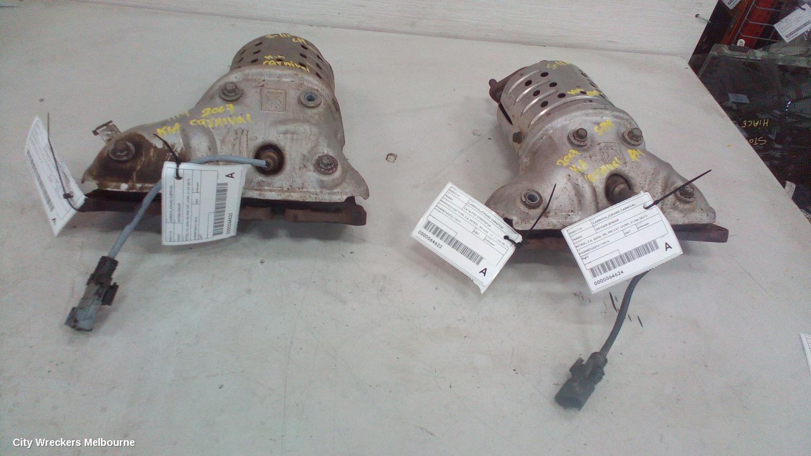 KIA CARNIVAL/GRAND CARNIVAL CATALYTIC CONVERTER, MANIFOLD-CAT TYPE, 3.8, PETROL, LH SIDE, VQ, 01/2006 - 05/2010