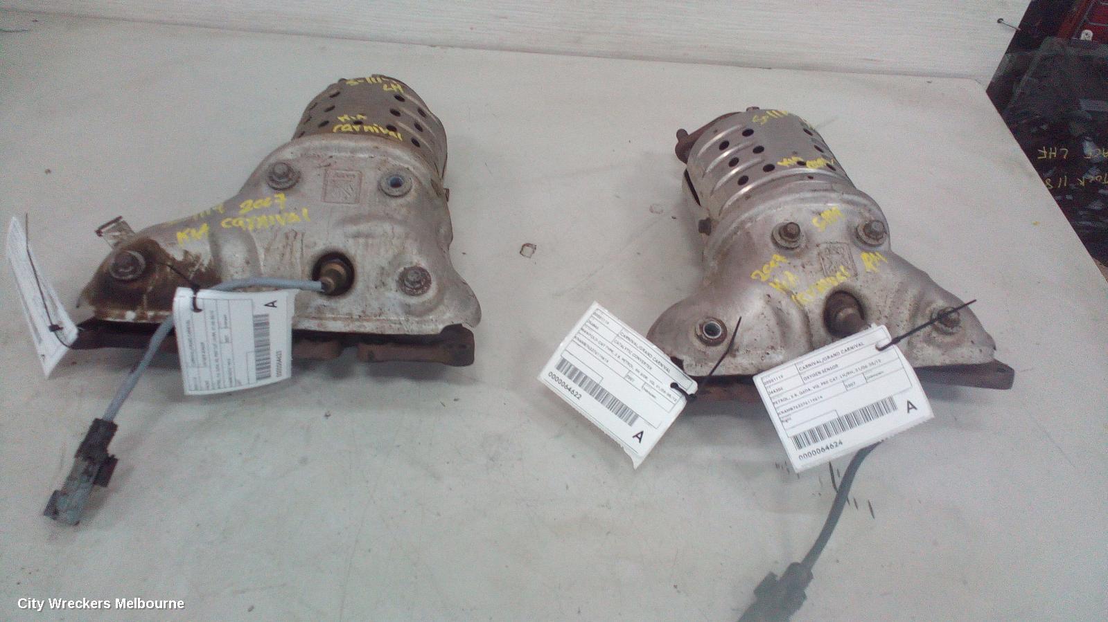 KIA CARNIVAL/GRAND CARNIVAL CATALYTIC CONVERTER, MANIFOLD-CAT TYPE, 3.8, PETROL, LH SIDE, VQ, 01/2006 - 05/2010