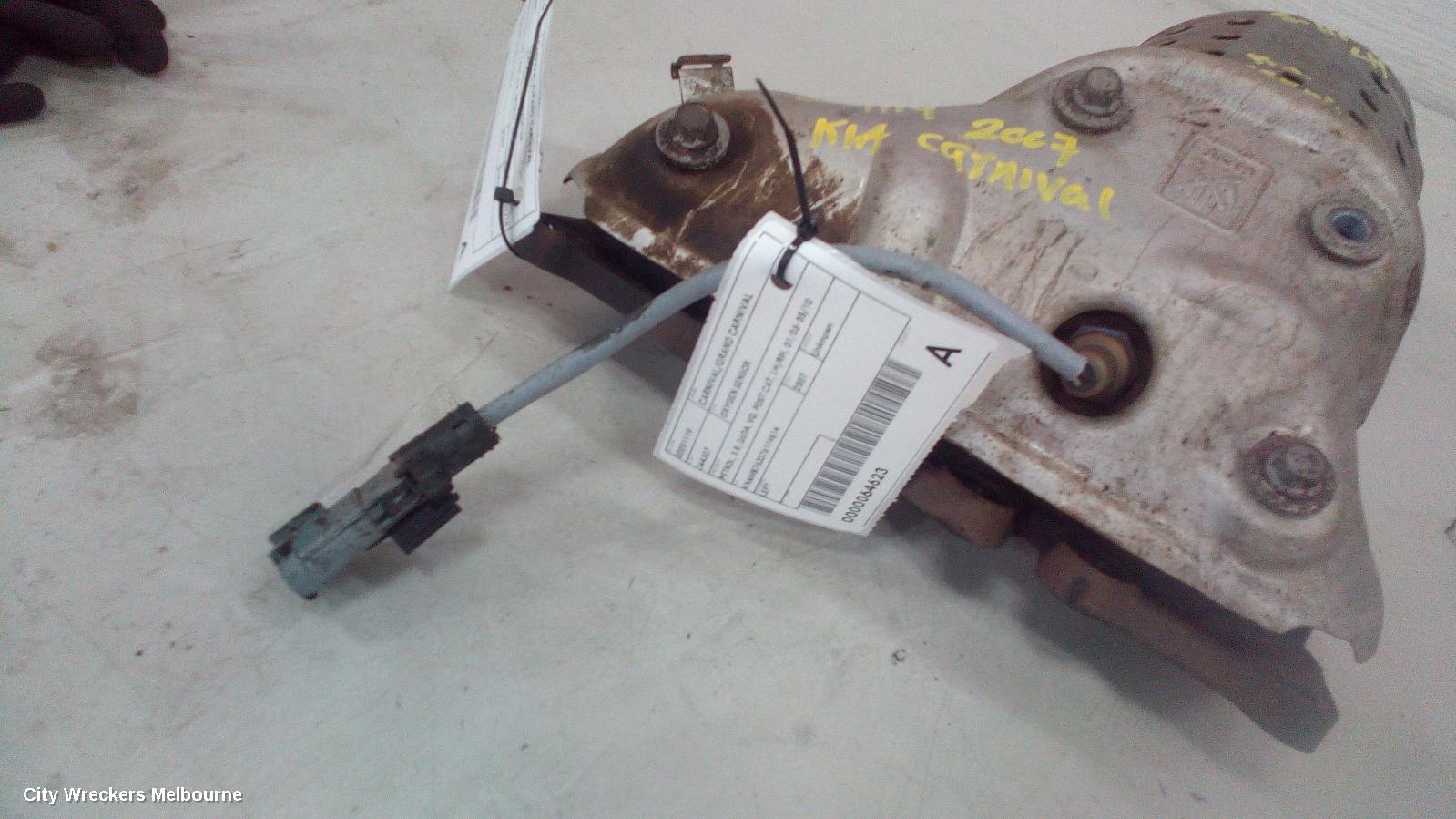 KIA CARNIVAL/GRAND CARNIVAL OXYGEN SENSOR, PETROL, 3.8, G6DA, VQ, POST CAT, LH/RH, 01/2006 - 05/2010