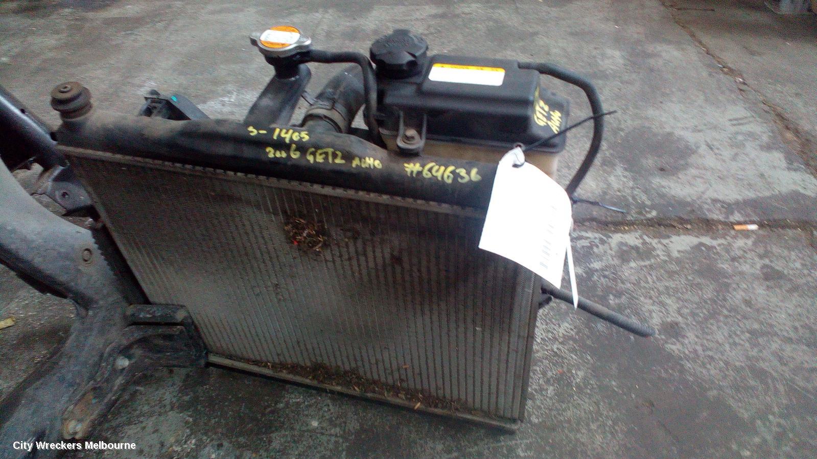 HYUNDAI GETZ FAN, RAD FAN, AUTO T/M TYPE, TB, 10/2005 - 09/2011