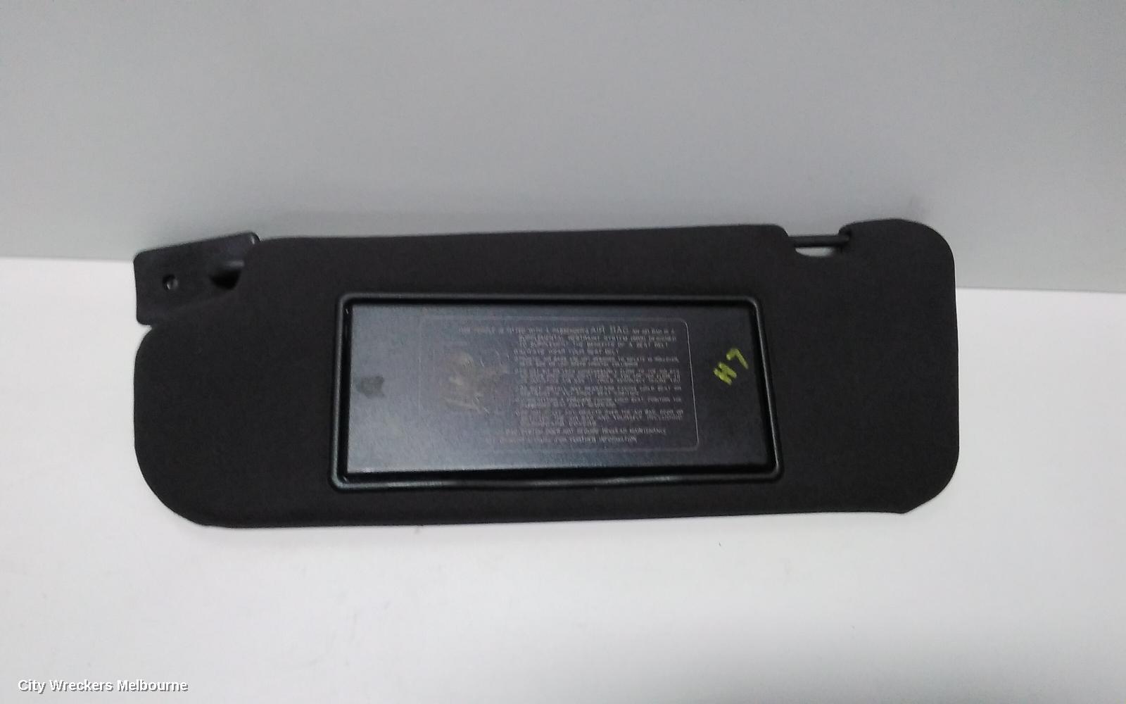 HOLDEN COMMODORE SUNVISOR, VE, LH SIDE, LIGHT GREY, 08/2006 - 04/2013