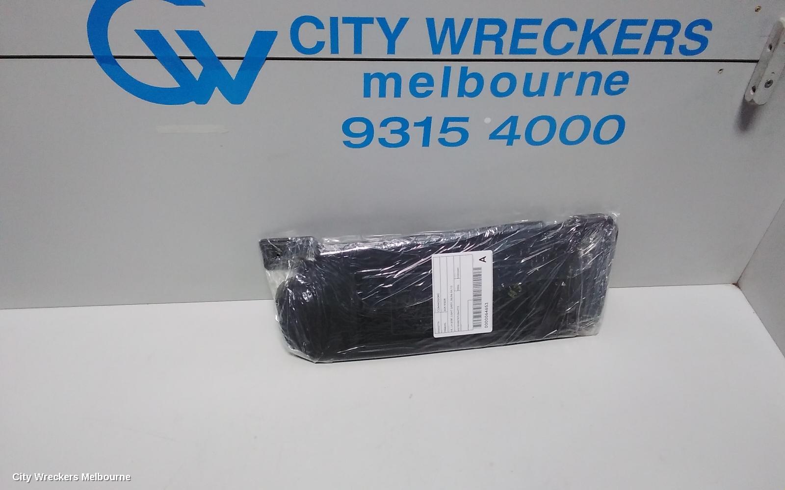 HOLDEN COMMODORE SUNVISOR, VE, LH SIDE, LIGHT GREY, 08/2006 - 04/2013