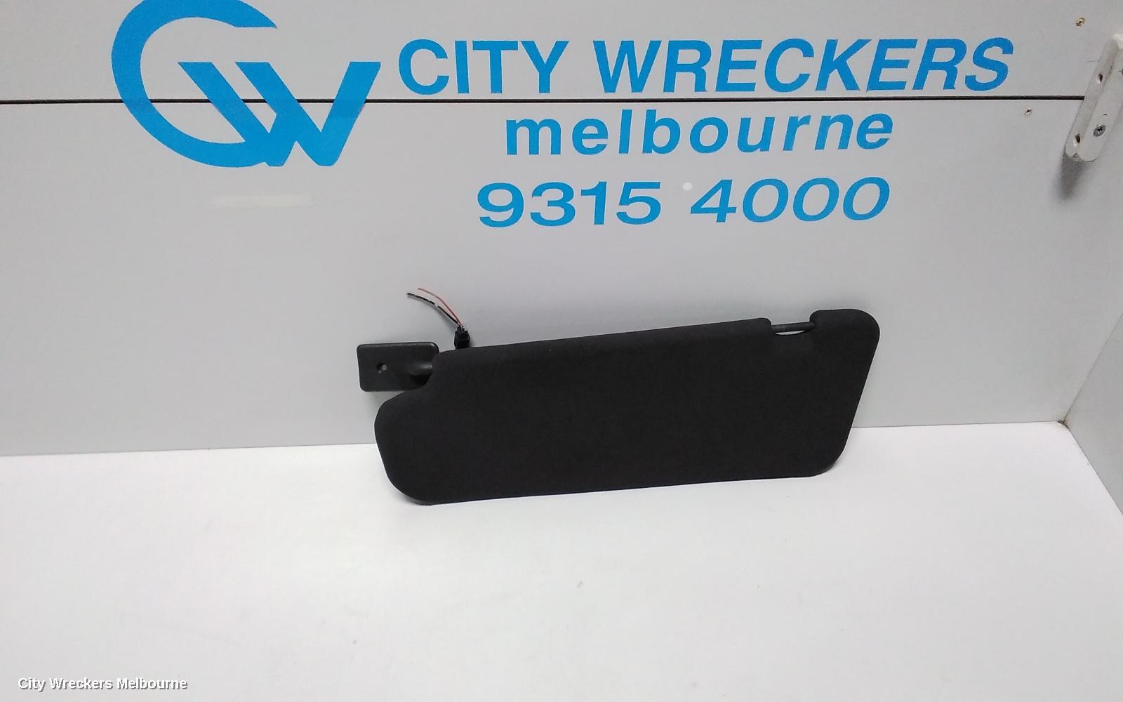 HOLDEN COMMODORE SUNVISOR, VE, RH SIDE, LIGHT GREY, 08/2006 - 04/2013