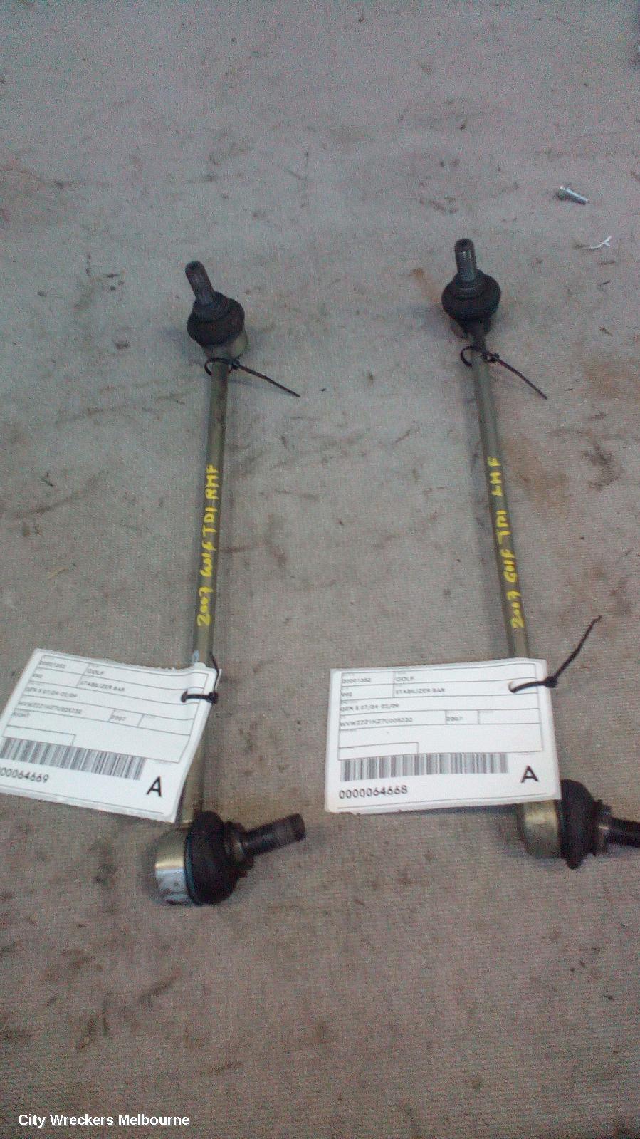 VOLKSWAGEN GOLF STABILISER BAR, GEN 5, 22.5MM, 06/2004 - 02/2009