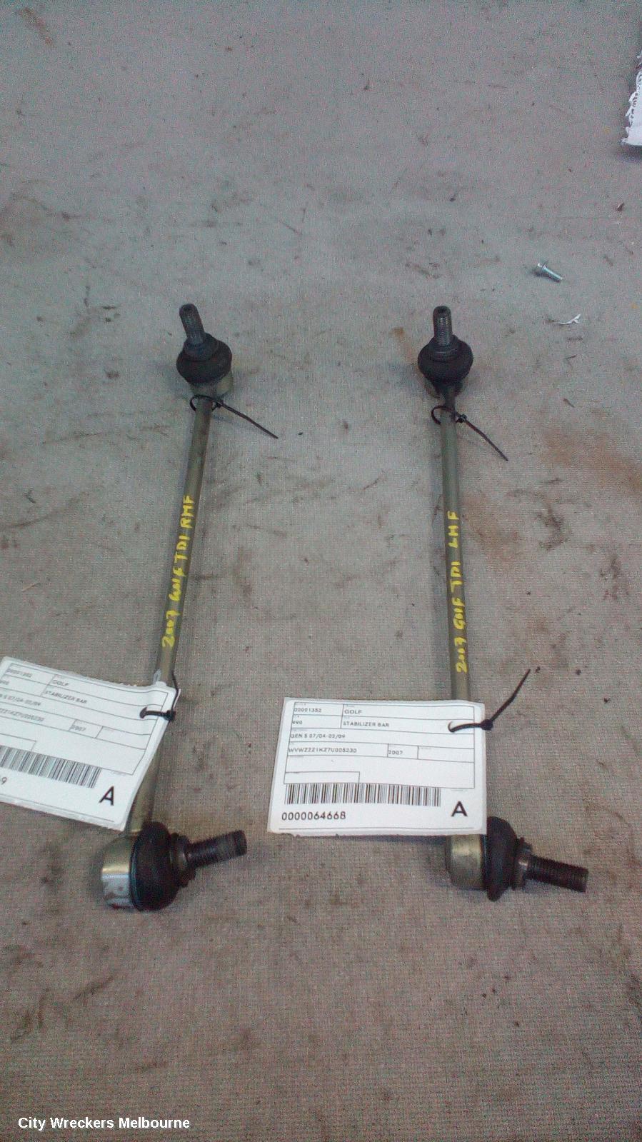 VOLKSWAGEN GOLF STABILISER BAR, GEN 5, 22.5MM, 06/2004 - 02/2009