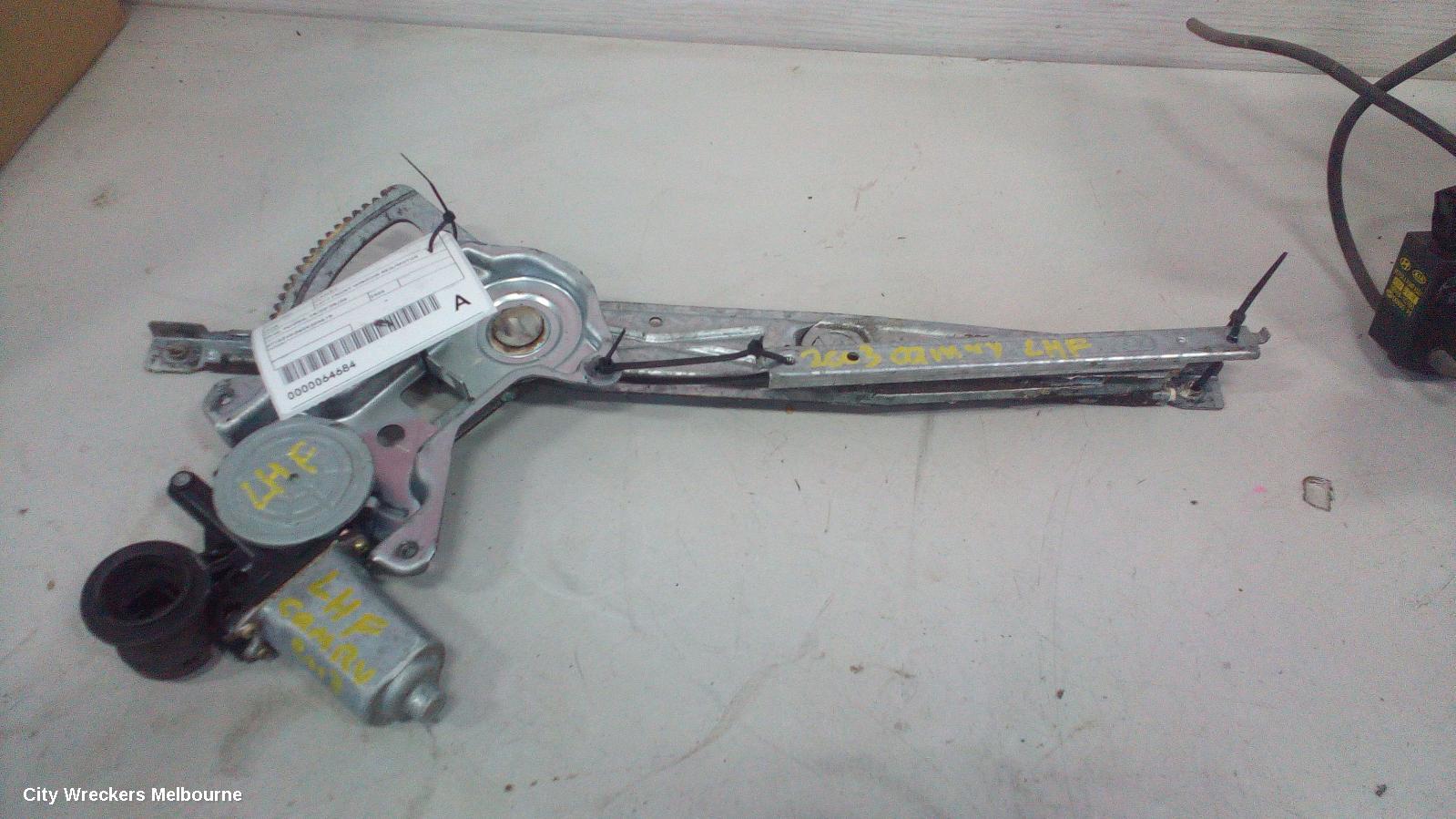 TOYOTA CAMRY LEFT FRONT WINDOW REG/MOTOR, SK36, POWER, 08/2002 - 05/2006