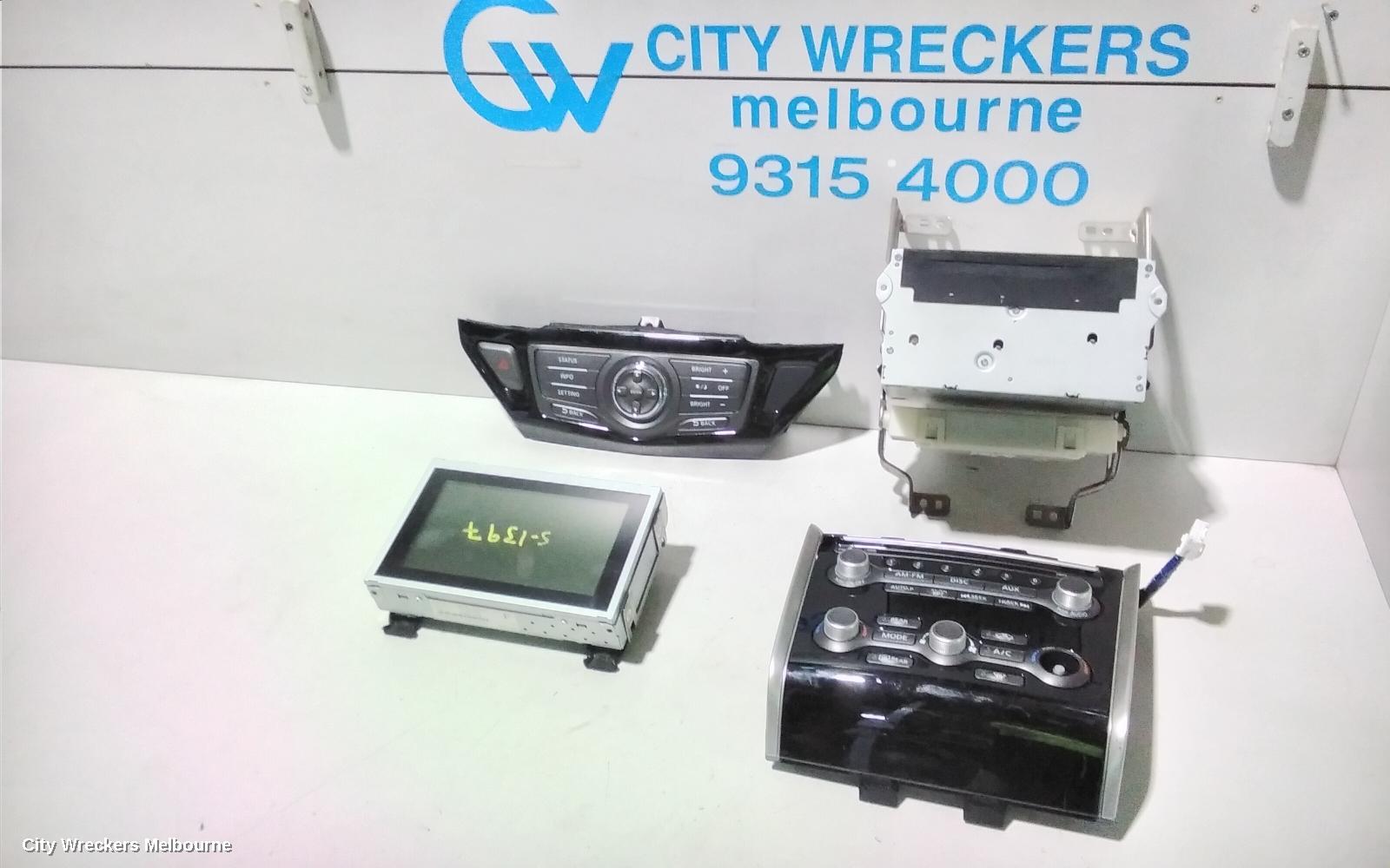 NISSAN PATHFINDER RADIO/CD/DVD/SAT/TV, DISPLAY UNIT, 7IN NON SAT NAV TYPE, R52, 10/2013 - 11/2016