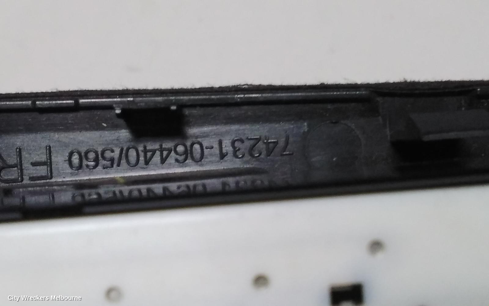 TOYOTA CAMRY PWR DR WIND SWITCH, RH FRONT (MASTER SWITCH), ASV50/AVV50, 12/2011 - 10/2017