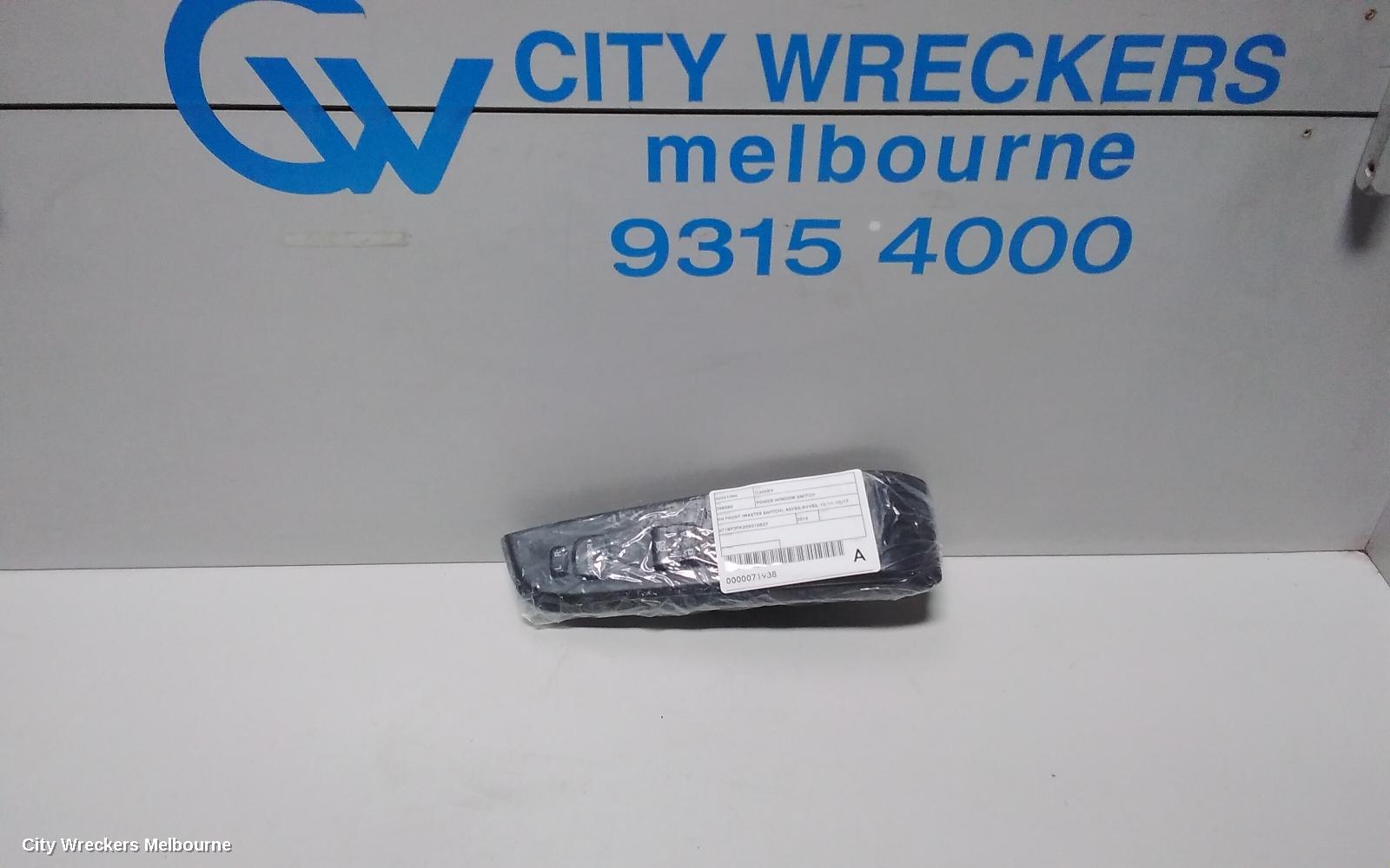TOYOTA CAMRY PWR DR WIND SWITCH, RH FRONT (MASTER SWITCH), ASV50/AVV50, 12/2011 - 10/2017