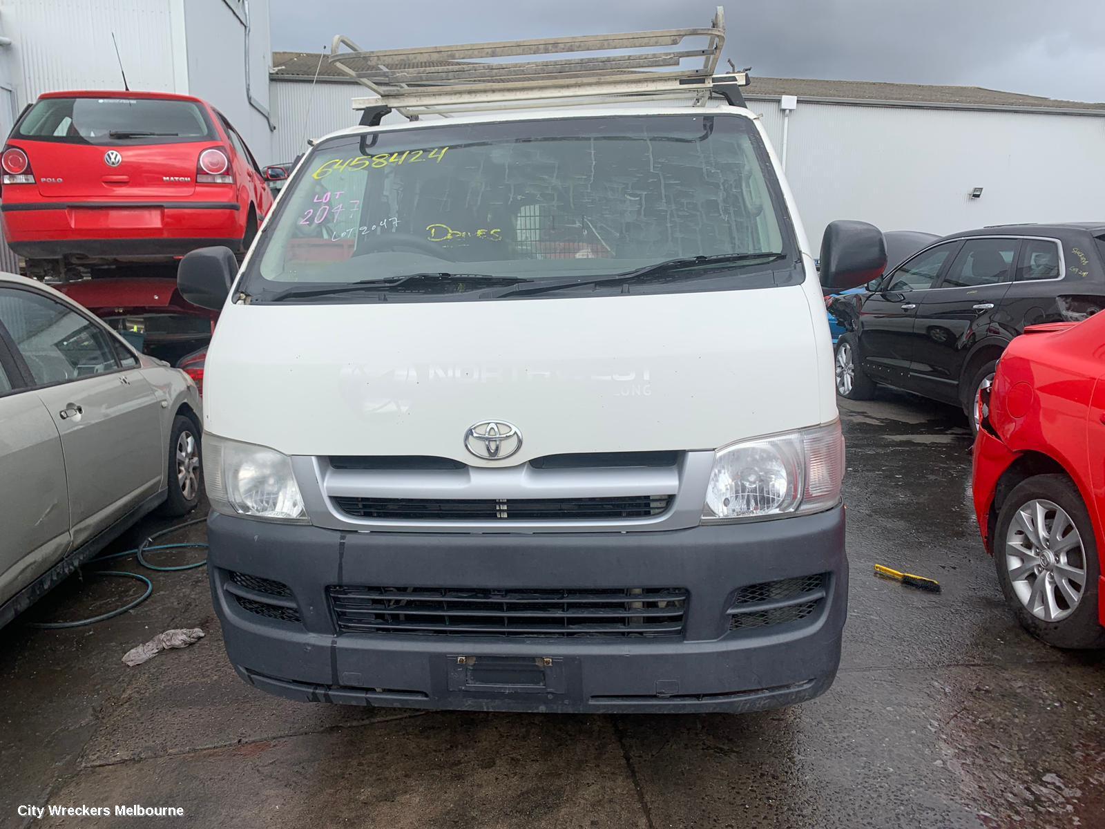 TOYOTA HIACE LEFT FRONT STRUT, ***USE SHOCK ABSORBER PART TYPE***
