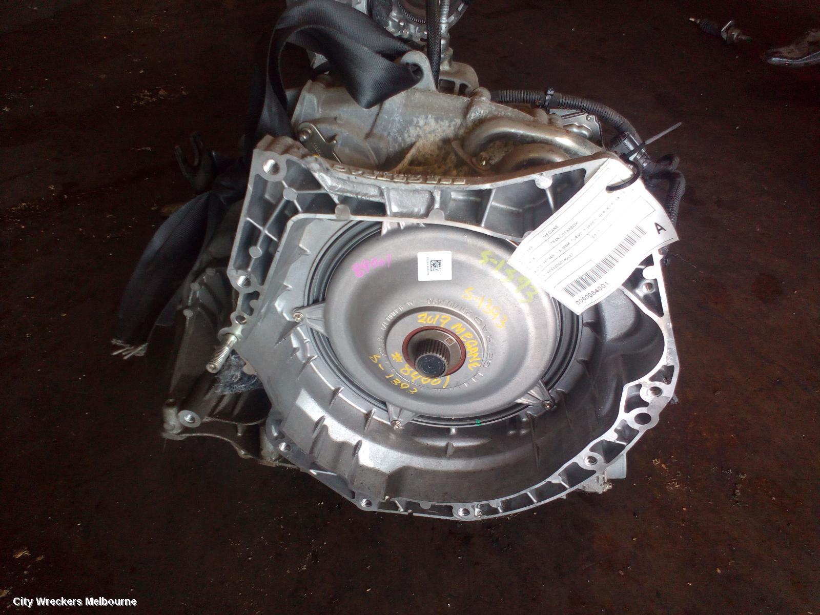 RENAULT MEGANE TRANS/GEARBOX, AUTO, PETROL, 1.6, M5M, TURBO, 7 SPEED, BFB/KFB, 06/2016 - 02/2020