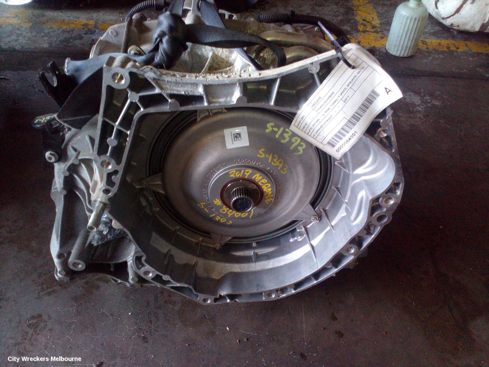 RENAULT MEGANE TRANS/GEARBOX, AUTO, PETROL, 1.6, M5M, TURBO, 7 SPEED, BFB/KFB, 06/2016 - 02/2020