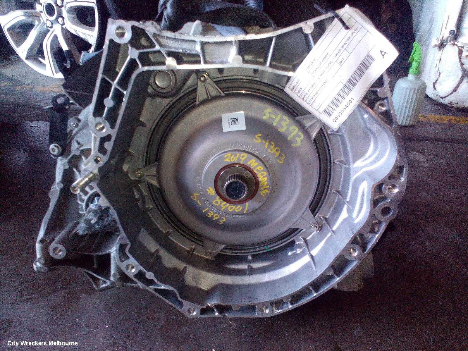 RENAULT MEGANE TRANS/GEARBOX, AUTO, PETROL, 1.6, M5M, TURBO, 7 SPEED, BFB/KFB, 06/2016 - 02/2020