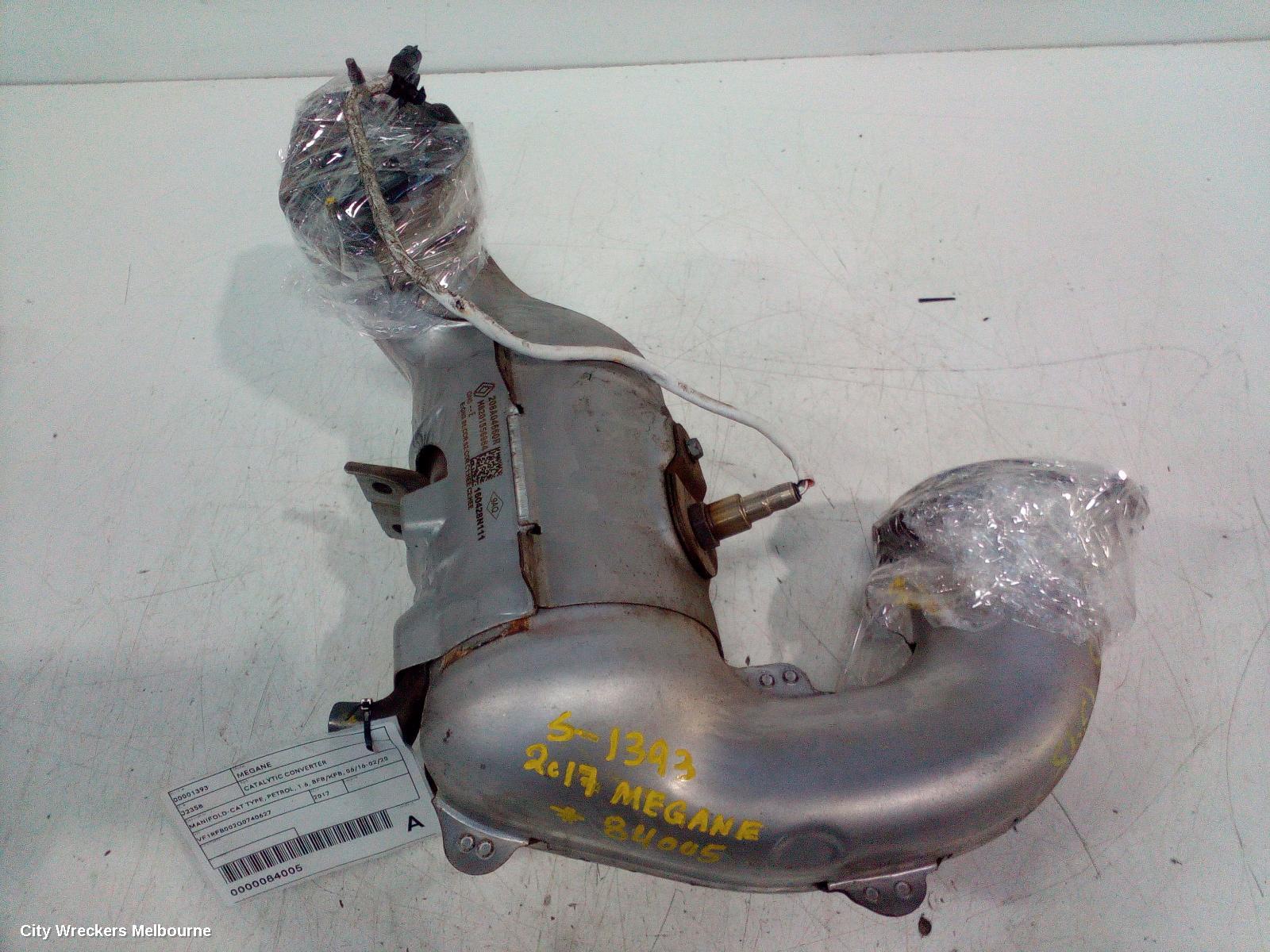 RENAULT MEGANE CATALYTIC CONVERTER, MANIFOLD-CAT TYPE, PETROL, 1.6, BFB/KFB, 06/2016 - 02/2020