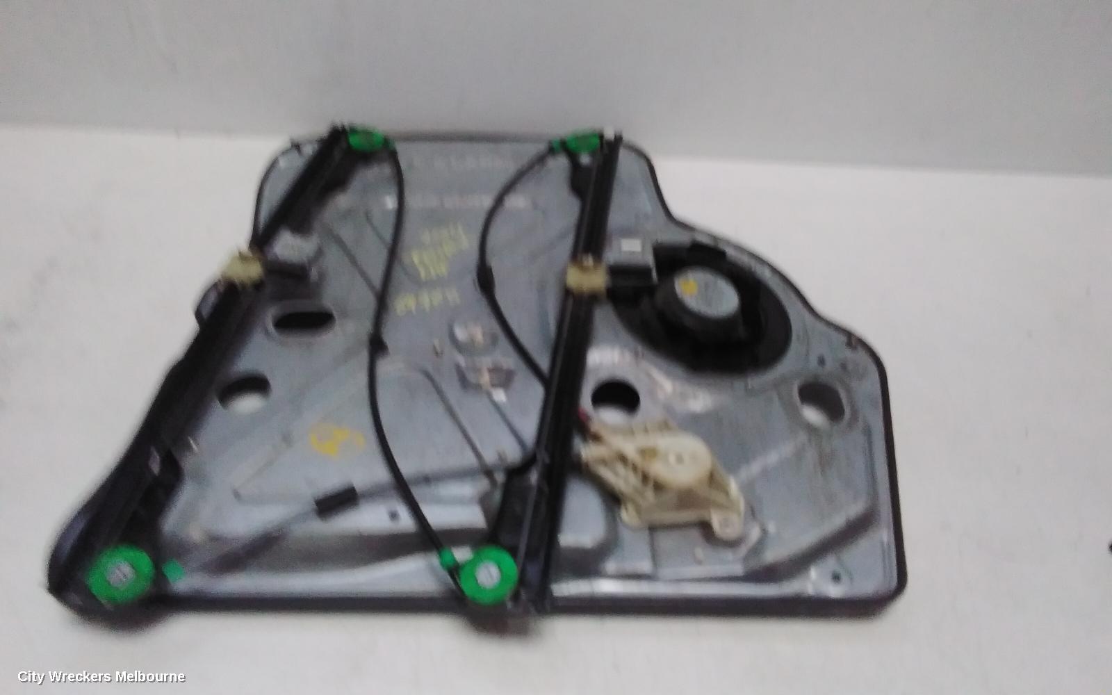 VOLKSWAGEN TRANSPORTER LEFT FRONT WINDOW REG/MOTOR, T5, DOOR REG ASSY (REG AND MOTOR), POWER, 08/2004 - 09/2009