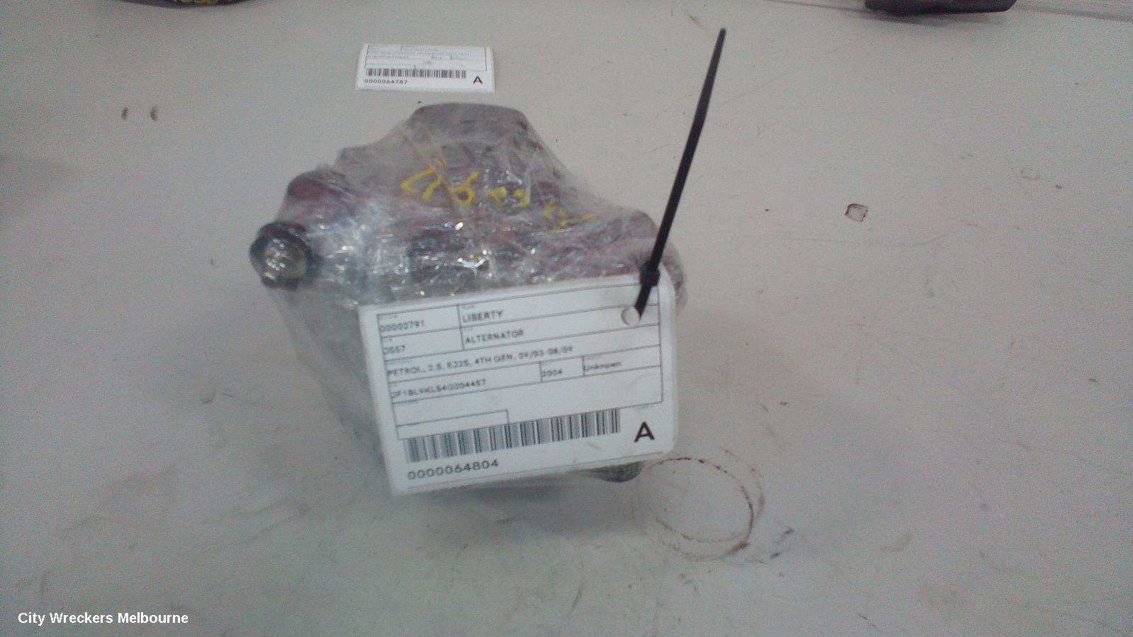 SUBARU LIBERTY ALTERNATOR, PETROL, 2.5, EJ25, 4TH GEN, 09/2003 - 08/2009