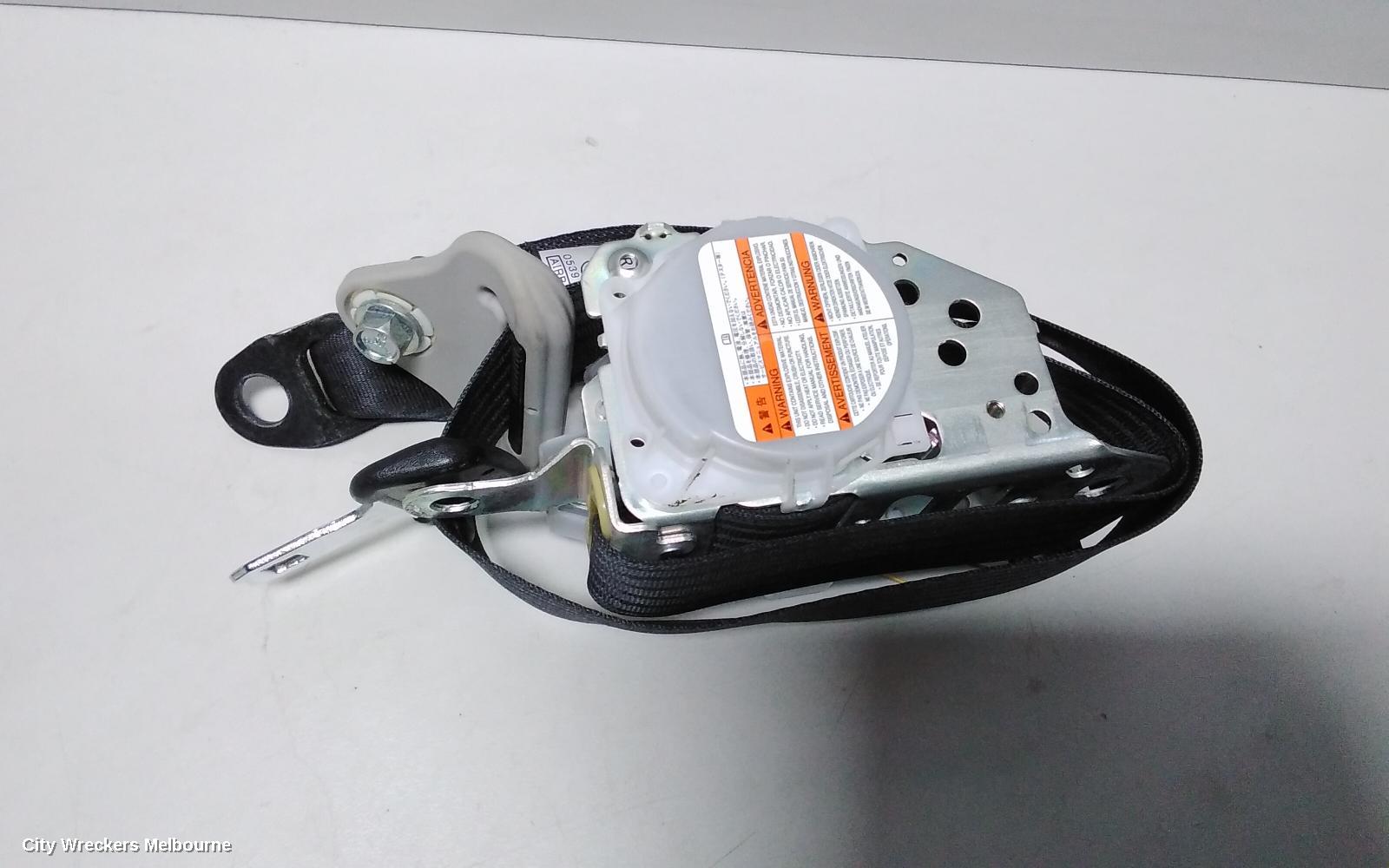 SUZUKI SWIFT SEATBELT/STALK, LH FRONT, SEAT BELT ONLY, FZ, 08/2010 - 03/2017