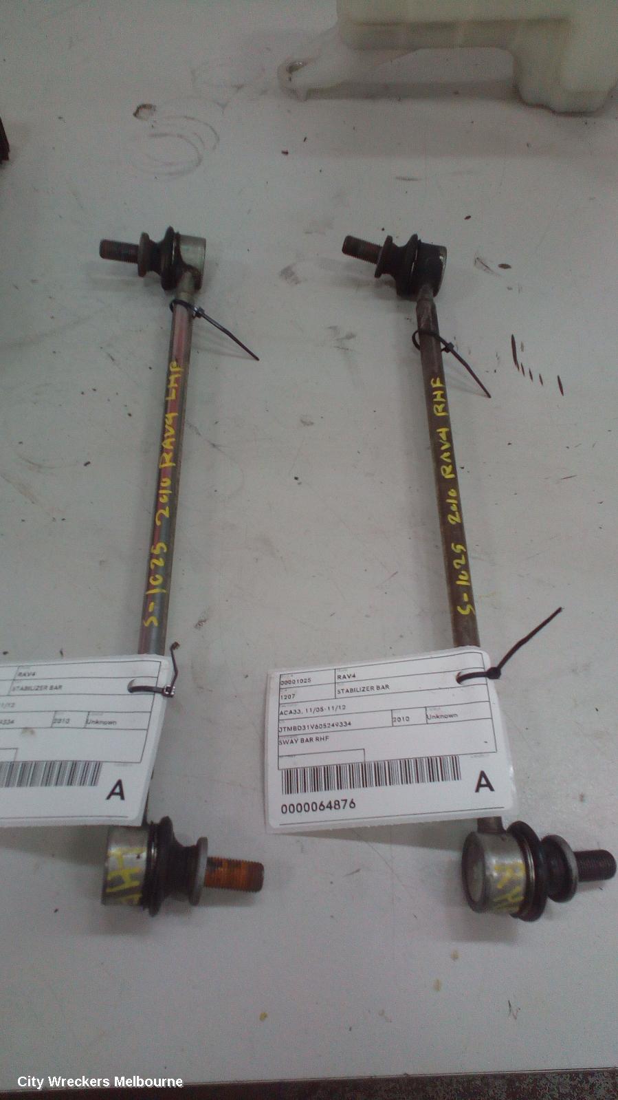 TOYOTA RAV4 STABILISER BAR, ACA33/ACA38, 11/2005 - 11/2012