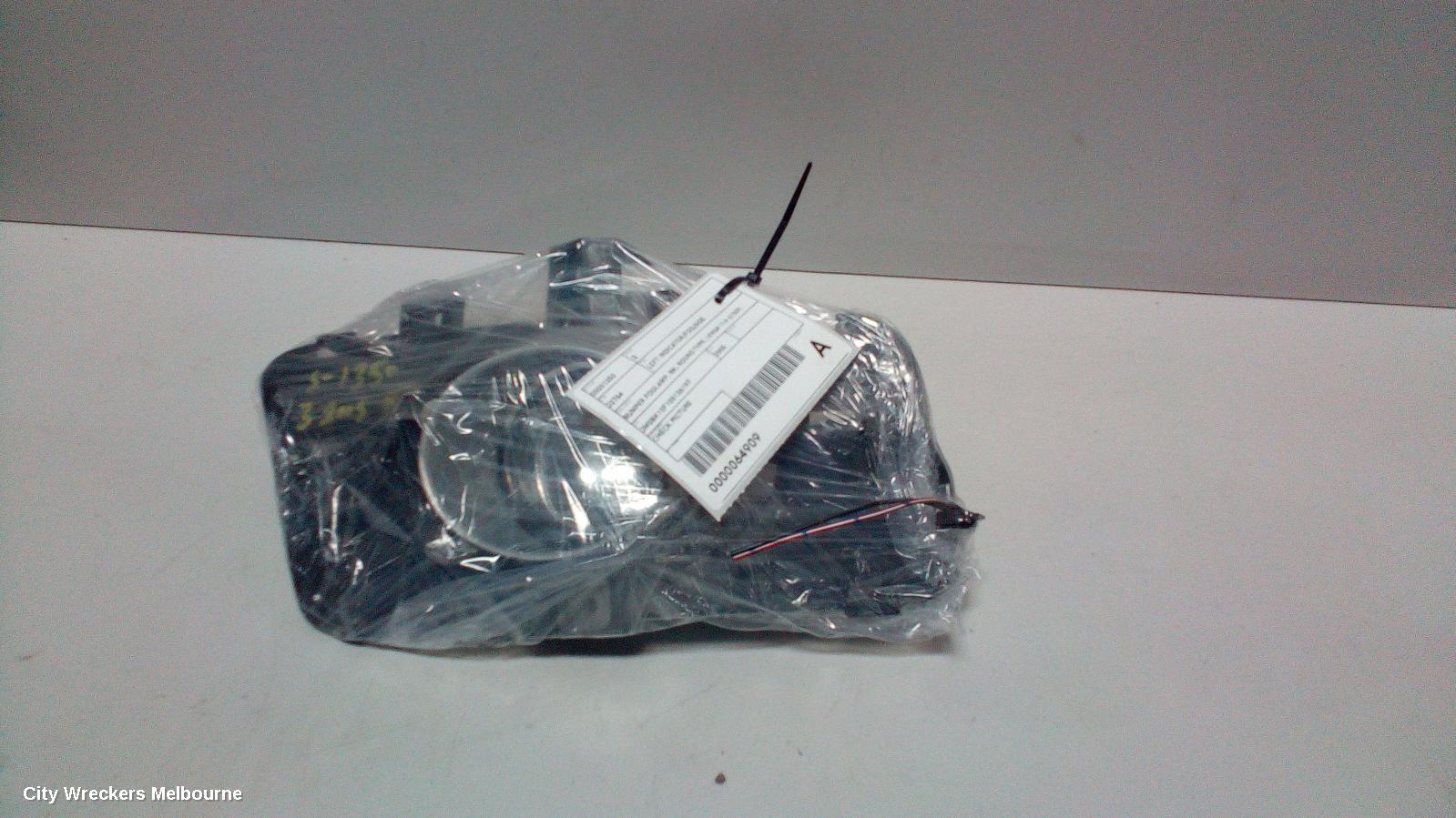MAZDA 3 LEFT INDICATOR/FOG/SIDE, BUMPER FOGLAMP, BK, ROUND TYPE, LENS# 114-61009, 01/2004 - 04/2009