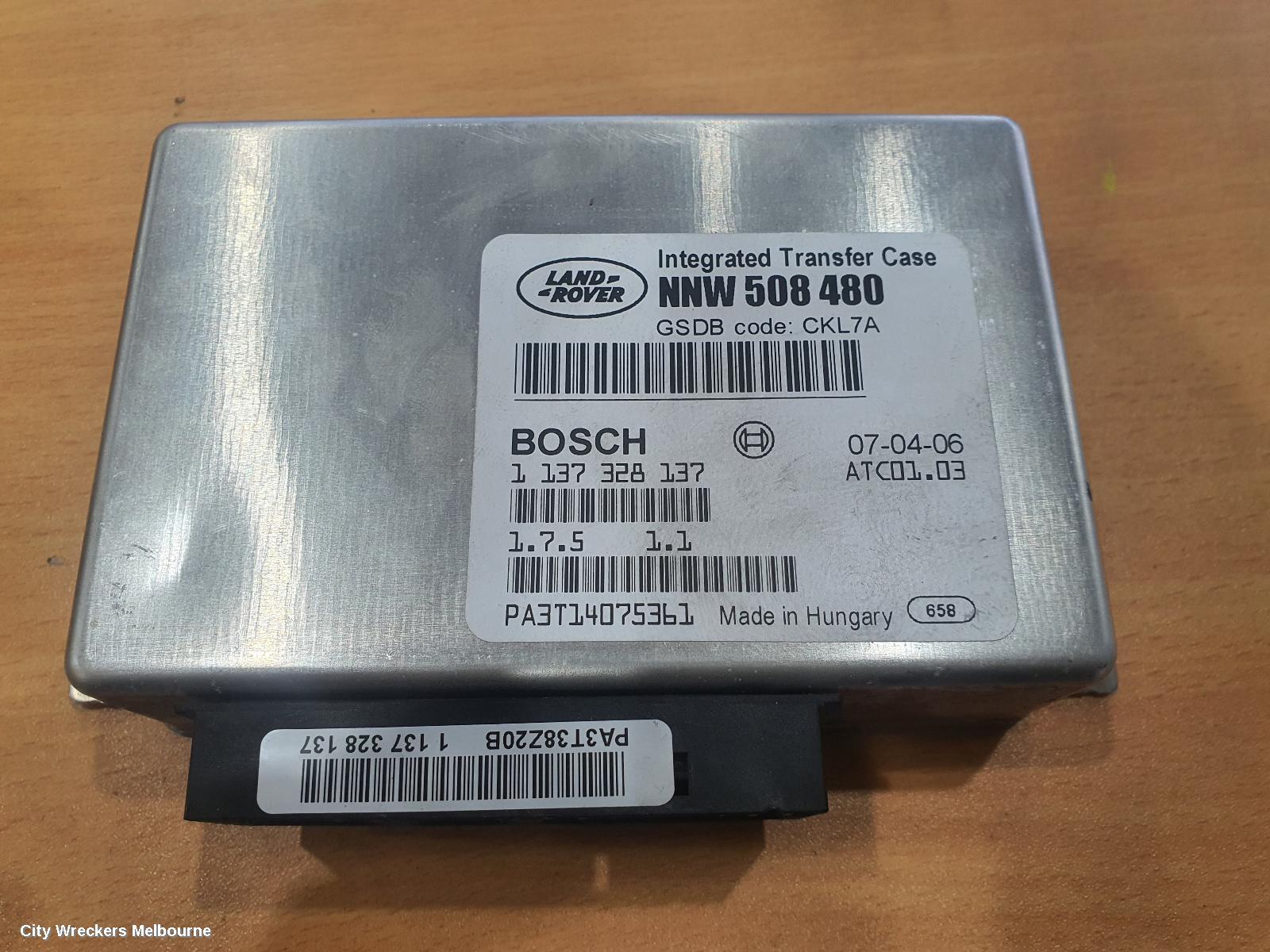 LAND ROVER RANGEROVER SPORT ECU, TRANSFER CASE ECU, L320, 08/2005 - 05/2013