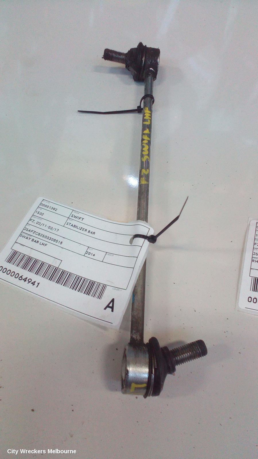 SUZUKI SWIFT STABILISER BAR, FZ, 02/2011 - 03/2017