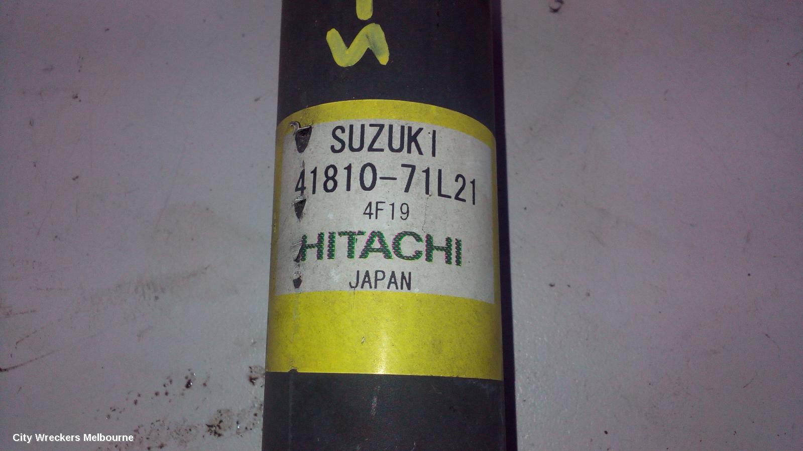 SUZUKI SWIFT LEFT REAR STRUT, 1.4, PETROL, FZ, 08/2010 - 03/2017