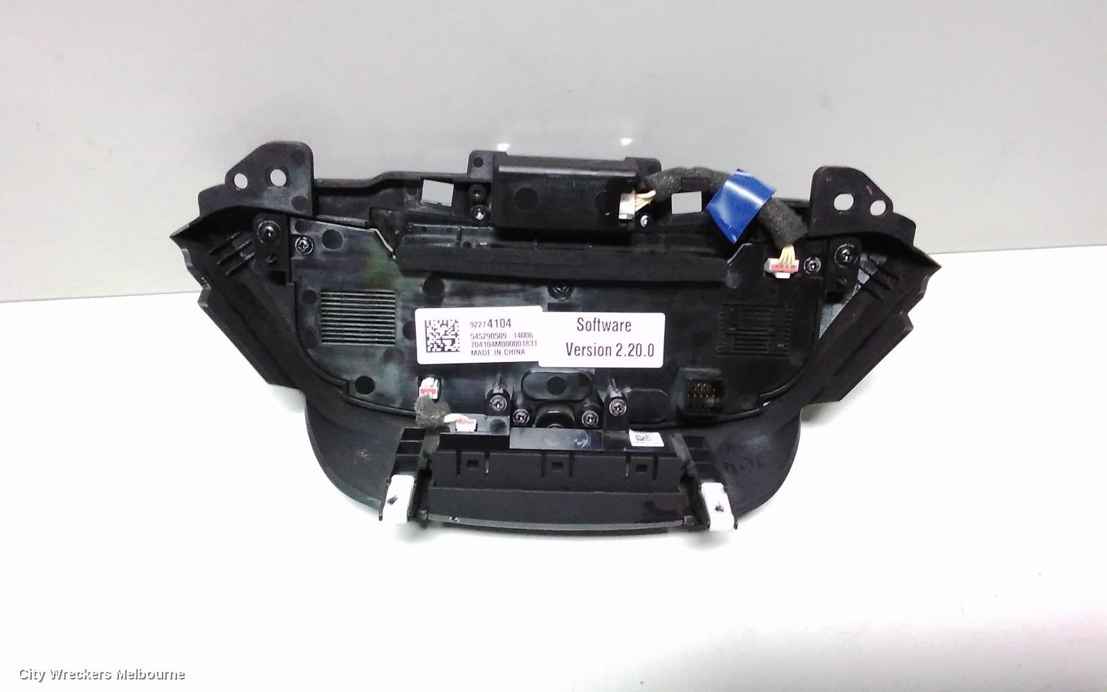 HOLDEN COMMODORE HEATER/AC CONTROLS, VF, 05/2013 - 12/2017