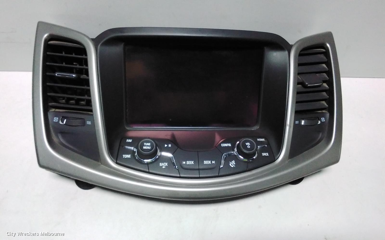 HOLDEN COMMODORE RADIO/CD/DVD/SAT/TV, DISPLAY SCREEN, 8IN SAT NAV TYPE, VF, 05/2013 - 12/2017