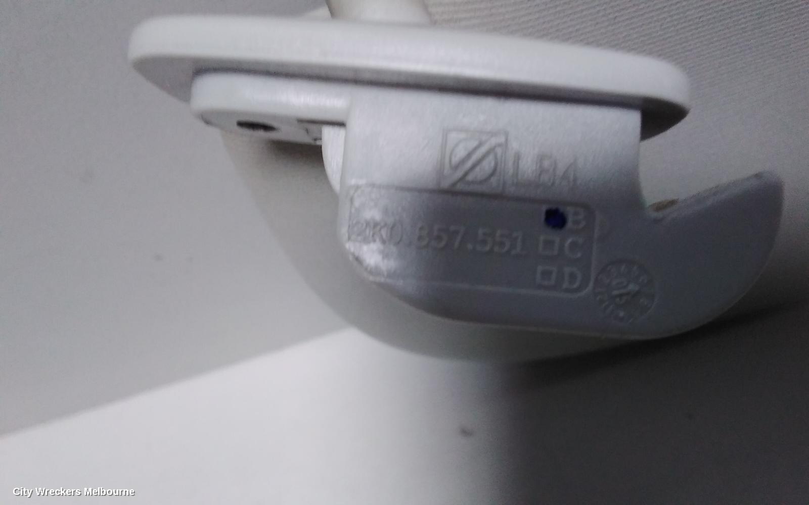 VOLKSWAGEN CADDY SUNVISOR, 2K, LH SIDE, 12/2004 - 08/2010