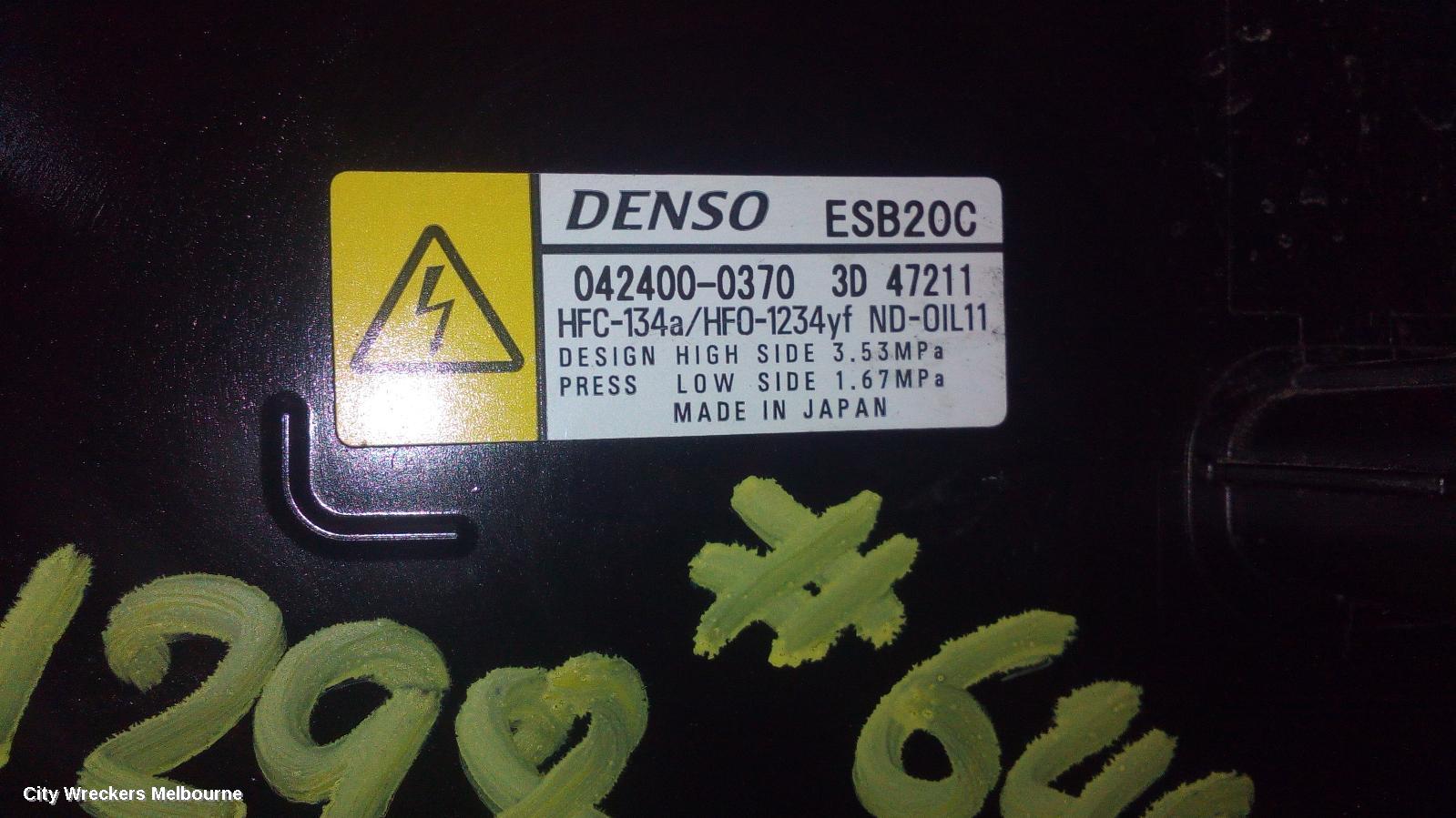 TOYOTA COROLLA A/C COMPRESSOR, E210, 1.8, 2ZR-FXE, PETROL, HYBRID, 07/2018 ONWARDS