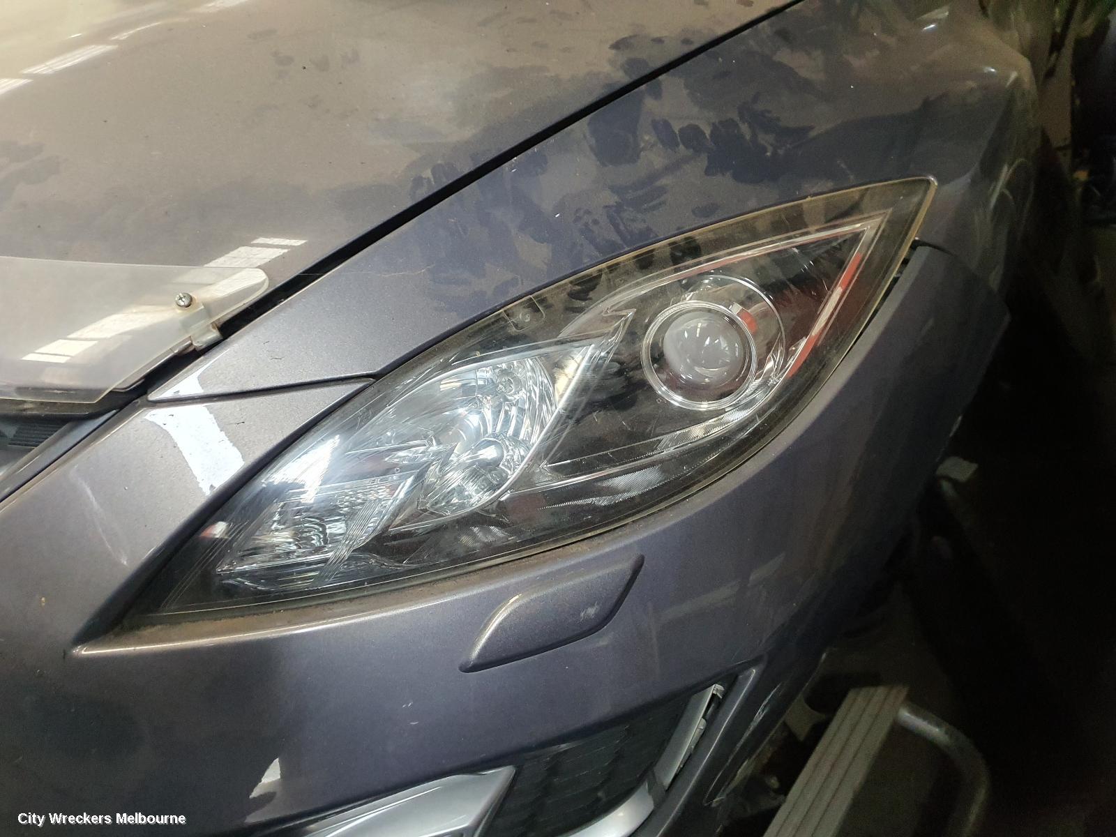 MAZDA 6 LEFT HEADLAMP, GH SI, XENON TYPE, LOW BEAM, 02/2008 - 03/2010