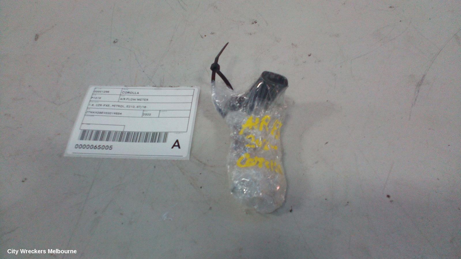 TOYOTA COROLLA AIR FLOW METER, 1.8, 2ZR-FXE, PETROL, E210, 07/2018 ONWARDS