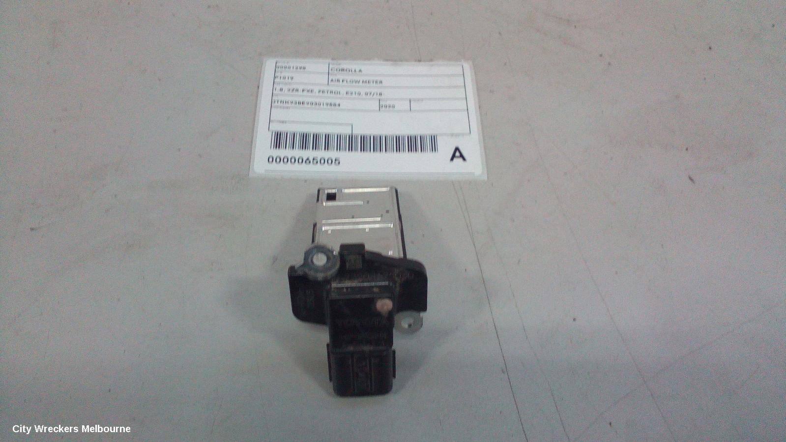 TOYOTA COROLLA AIR FLOW METER, 1.8, 2ZR-FXE, PETROL, E210, 07/2018 ONWARDS