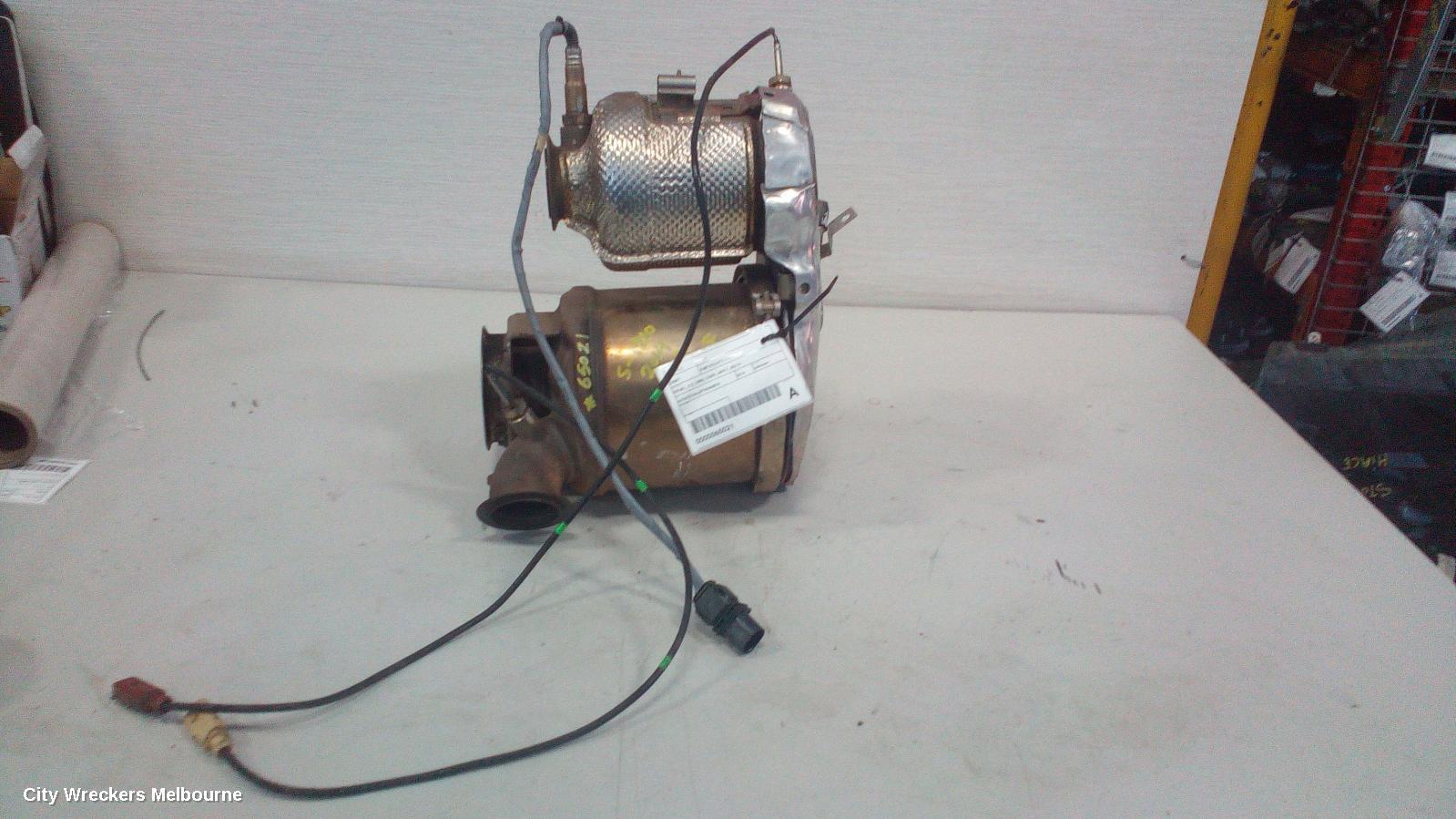VOLKSWAGEN GOLF PARTICULATE FILTER/DPF, DIESEL, 2.0, CRBC CODE, W/ CATALYTIC CONVERTER, GEN 7, 11/2012 - 08/2020