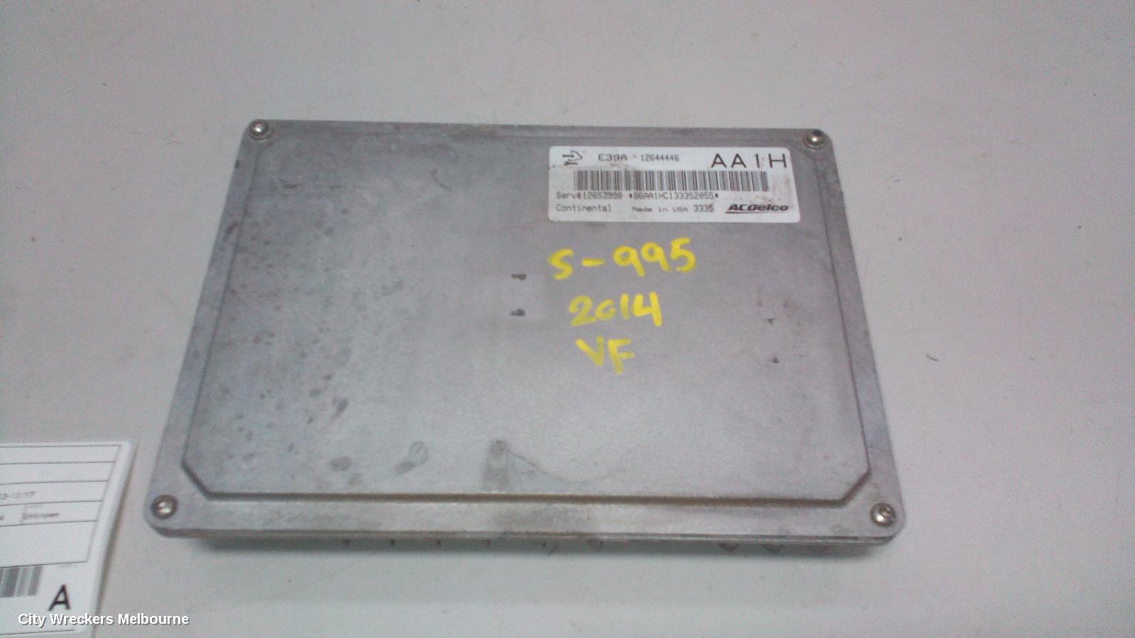 HOLDEN COMMODORE ECU, ENGINE ECU, V6, ECU ONLY, VF, 05/2013 - 12/2017