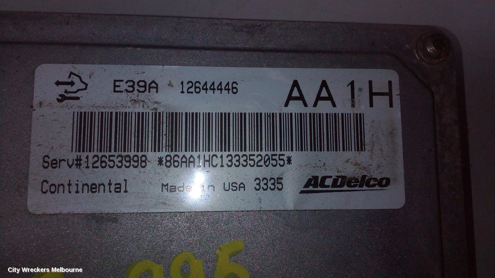 HOLDEN COMMODORE ECU, ENGINE ECU, V6, ECU ONLY, VF, 05/2013 - 12/2017
